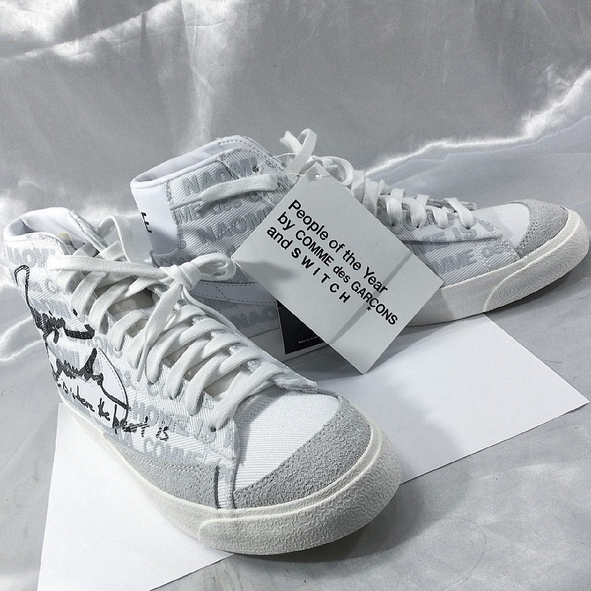 Nike x Comme des Garcons x Naomi Osaka Blazer Mid '77 착용 스타일