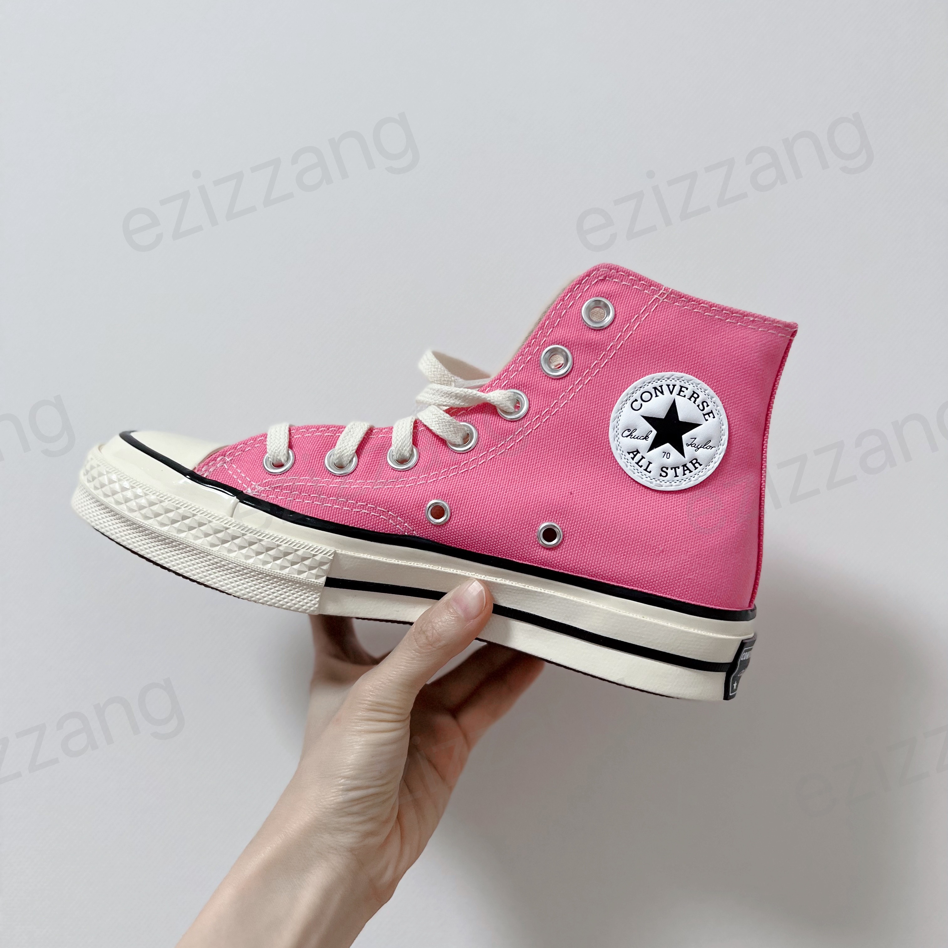 Converse Chuck 70 High Vintage Canvas Pink 착용 스타일