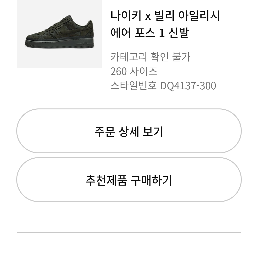 Nike x Billie Eilish Air Force 1 Low '07 SP Sequoia 착용 스타일