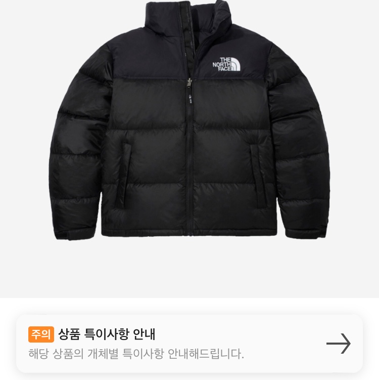 The North Face 1996 Eco Nuptse Jacket Black 착용 스타일
