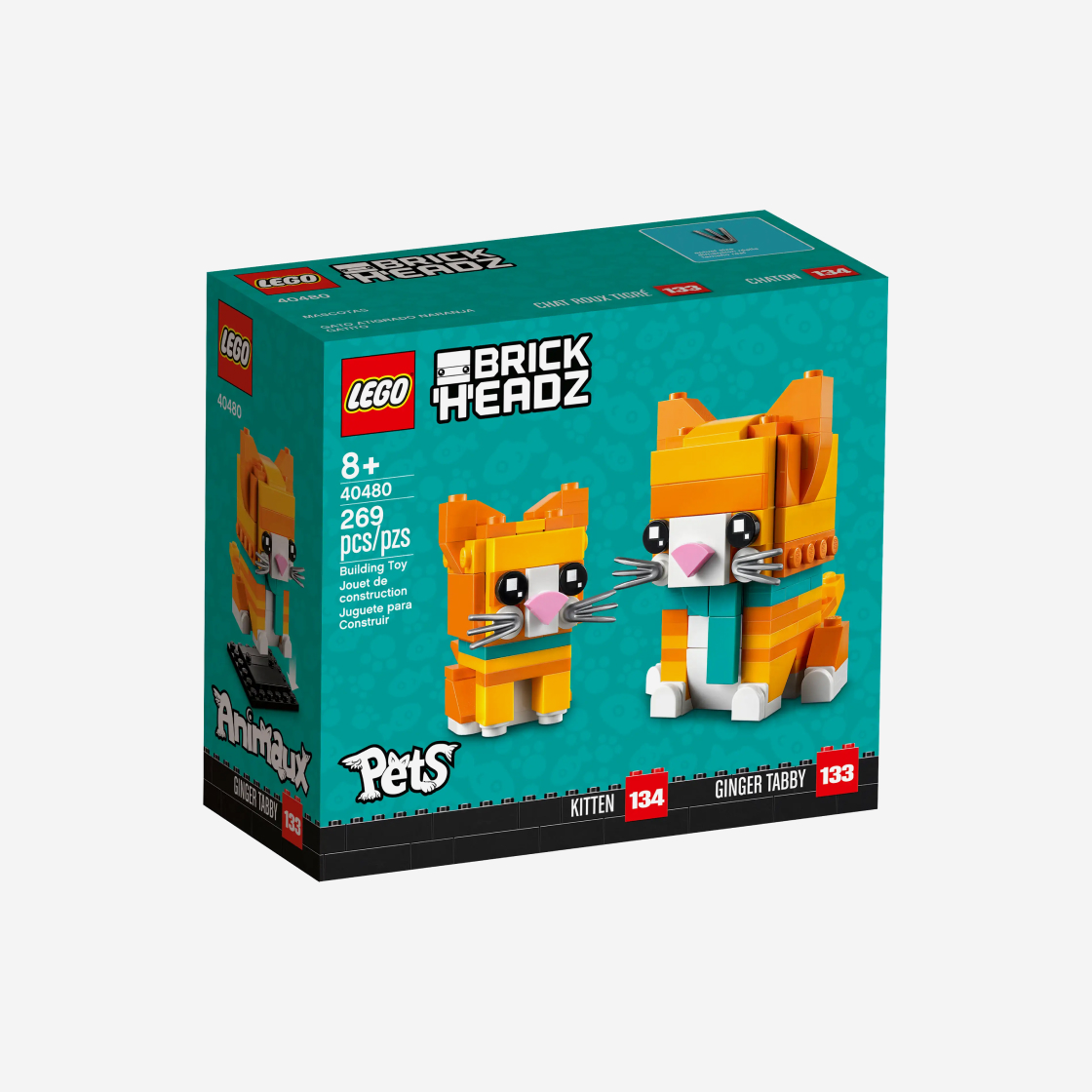 레고 브릭헤즈 연갈색 고양이(Lego Brickheadz Ginger Tabby) - 2