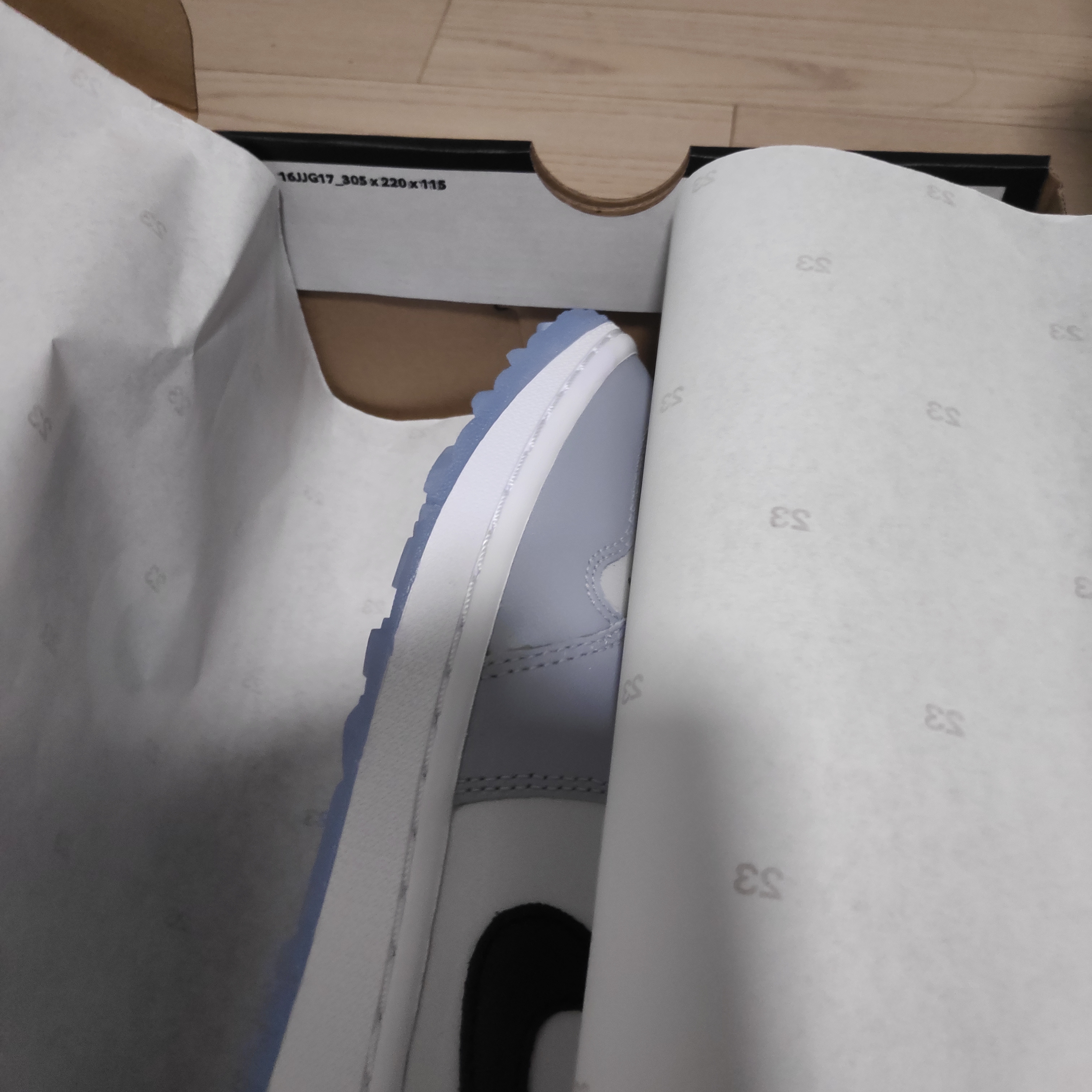 Jordan 1 Low Golf Wolf Grey 착용 스타일 - 2