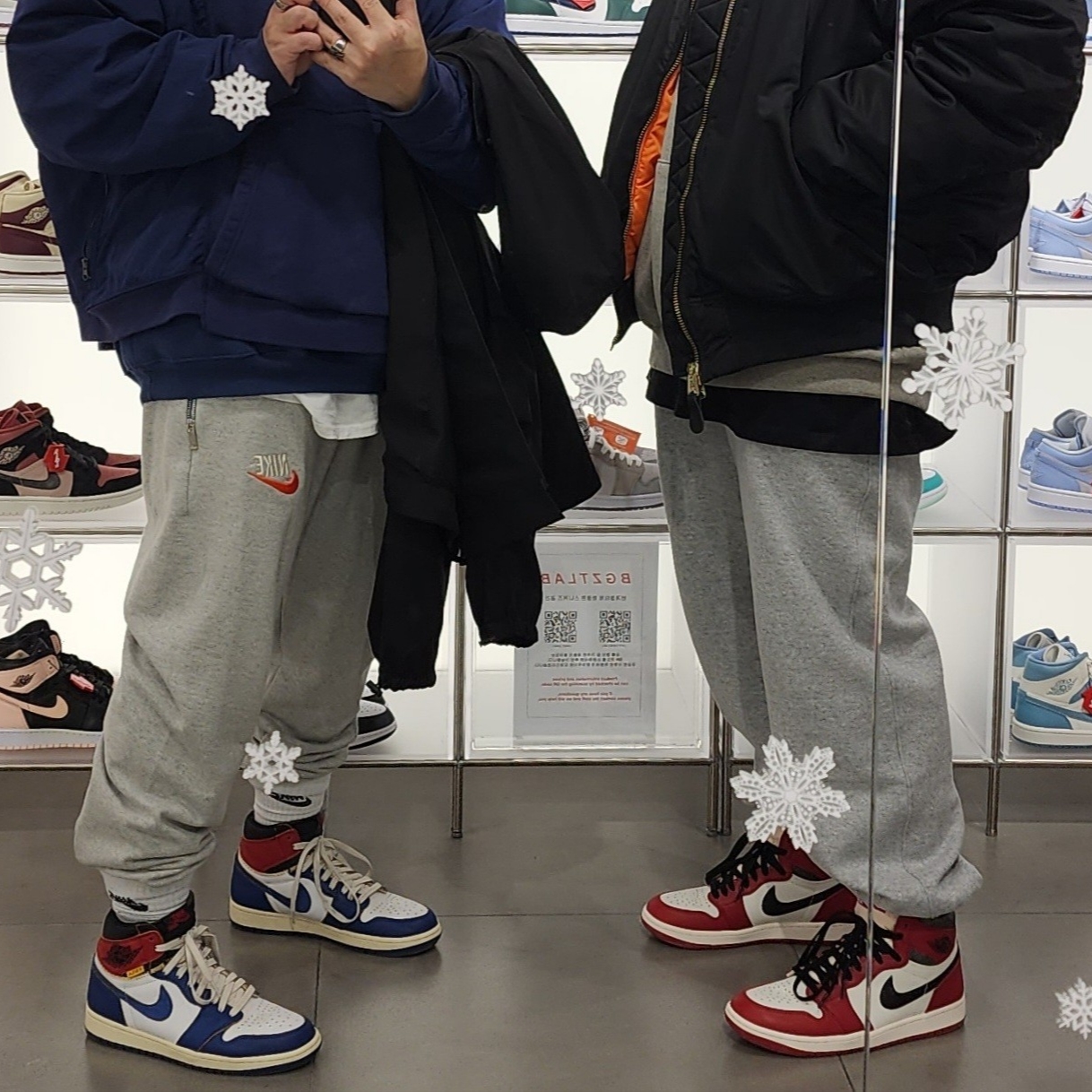 Jordan 1 x Union Retro High Blue Toe, Jordan 1 Retro High OG Chicago 2022 착용 스타일