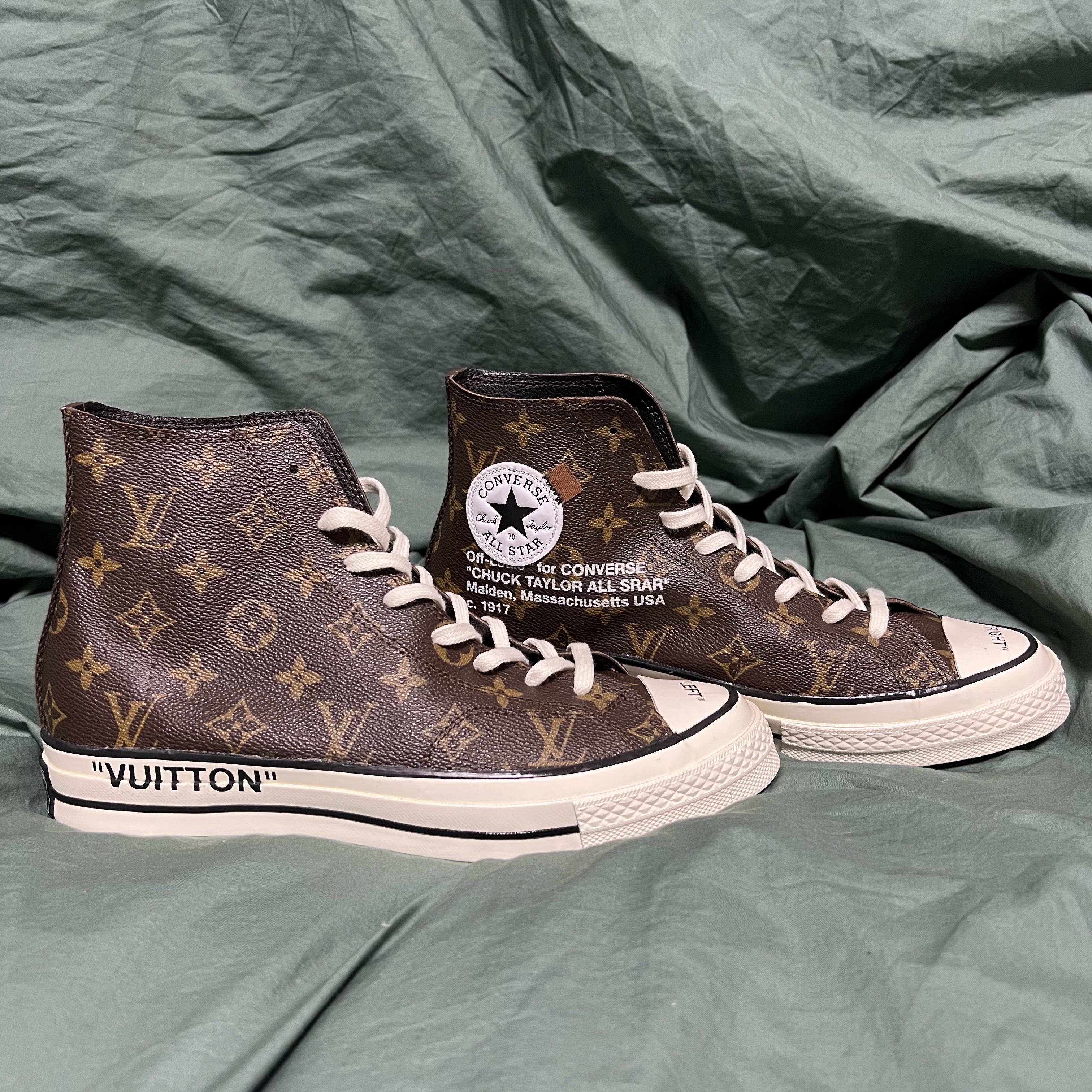 Converse x Off-White Chuck 70 High The Ten, Converse Chuck 70 Hi Black 착용 스타일 - 2