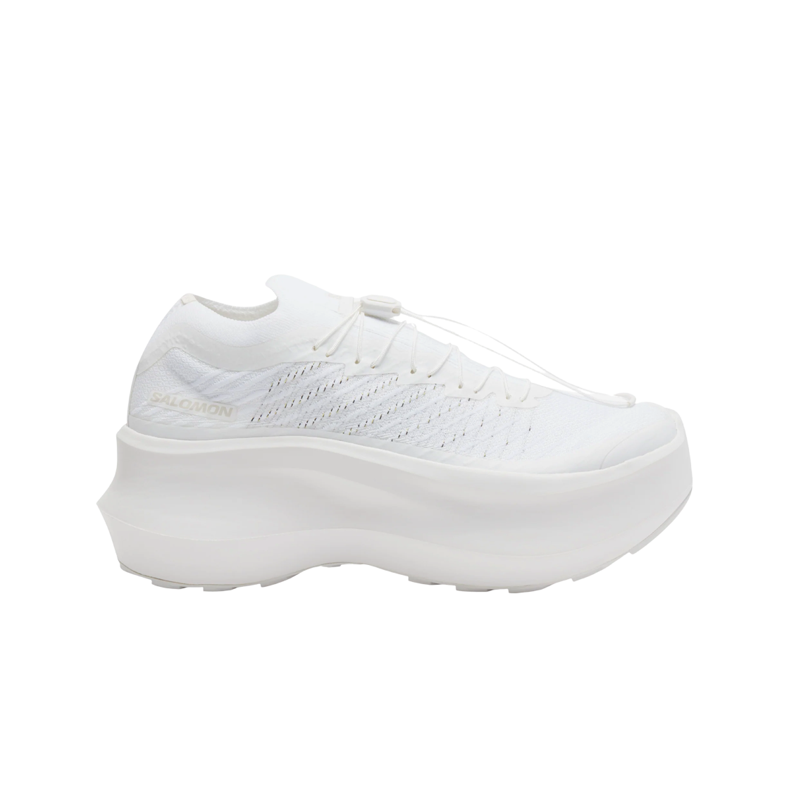 살로몬 x 꼼데가르송 옴므 펄사 플랫폼 화이트(Salomon x Comme des Garcons Pulsar Platform White)