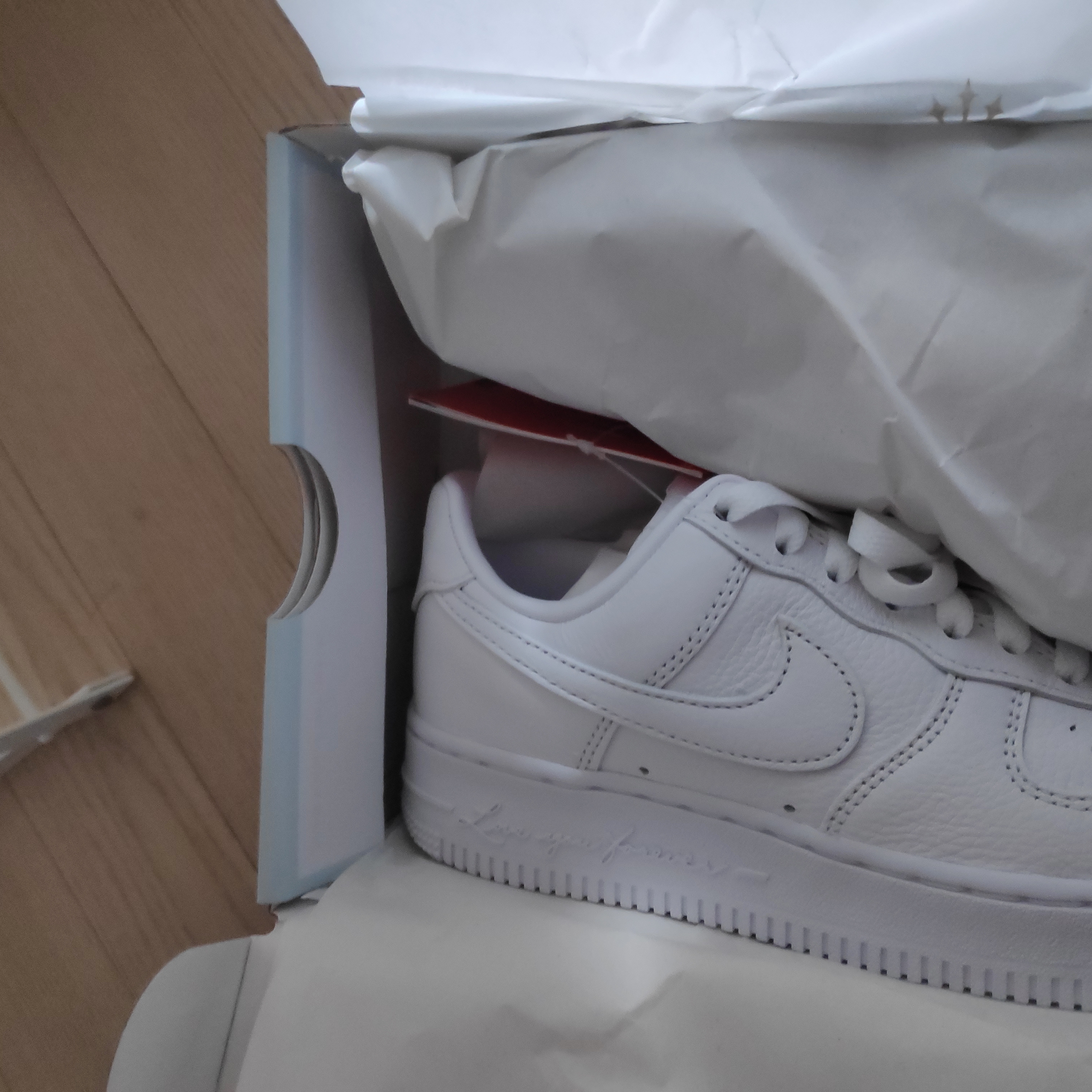 Nike Air Force 1 '07 Low White, Nike x Drake Nocta Air Force 1 Low SP Certified Lover Boy White 착용 스타일 - 3