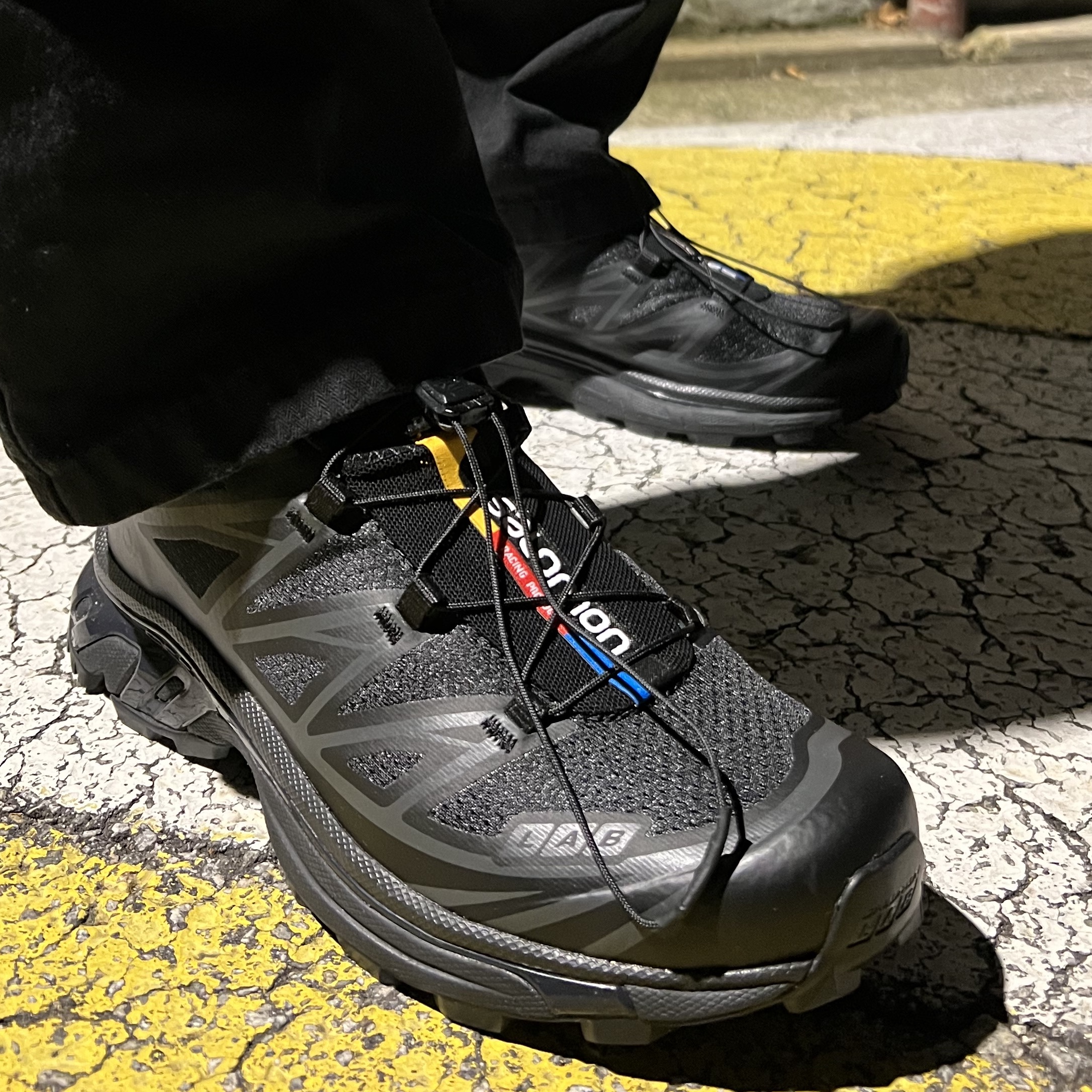 Salomon XT-6 ADV Black 착용 스타일 - 1