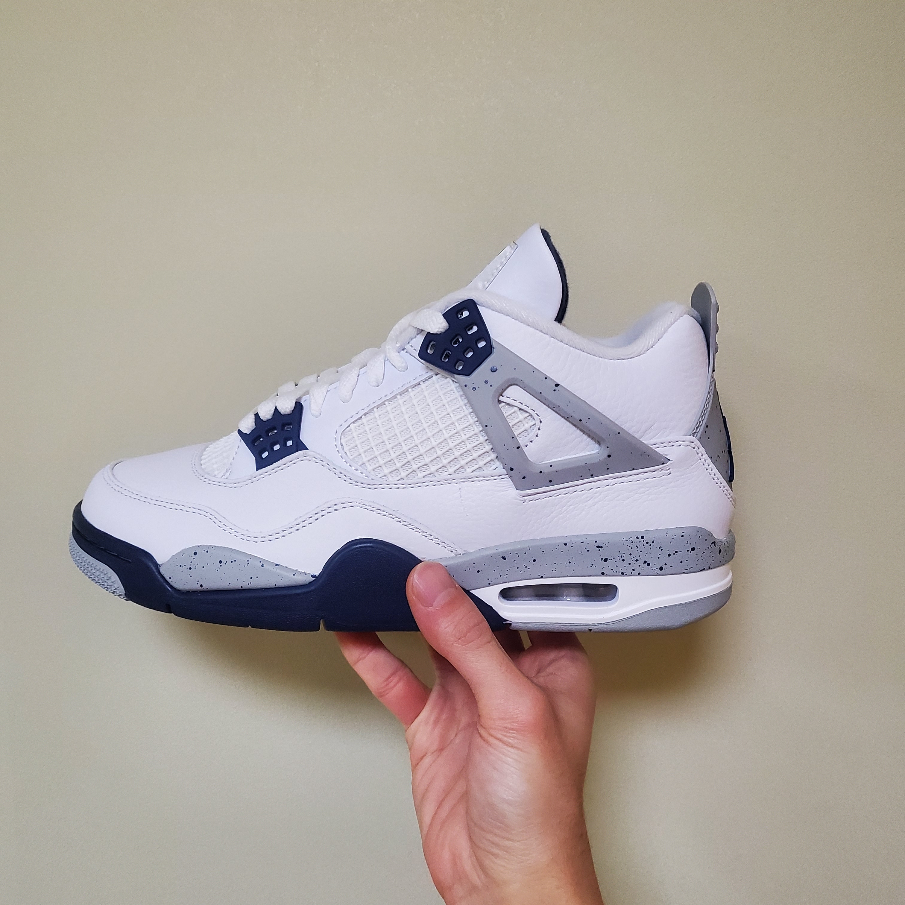 Jordan 4 Retro Midnight Navy 착용 스타일 - 3