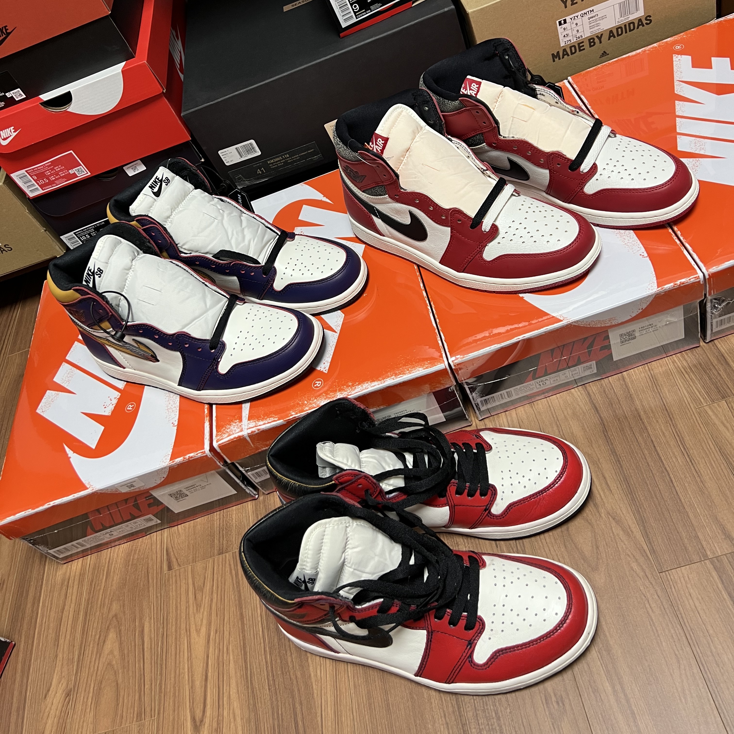 Jordan 1 Retro High OG Defiant SB LA to Chicago, Jordan 1 Retro High OG Chicago 2022 착용 스타일 - 5