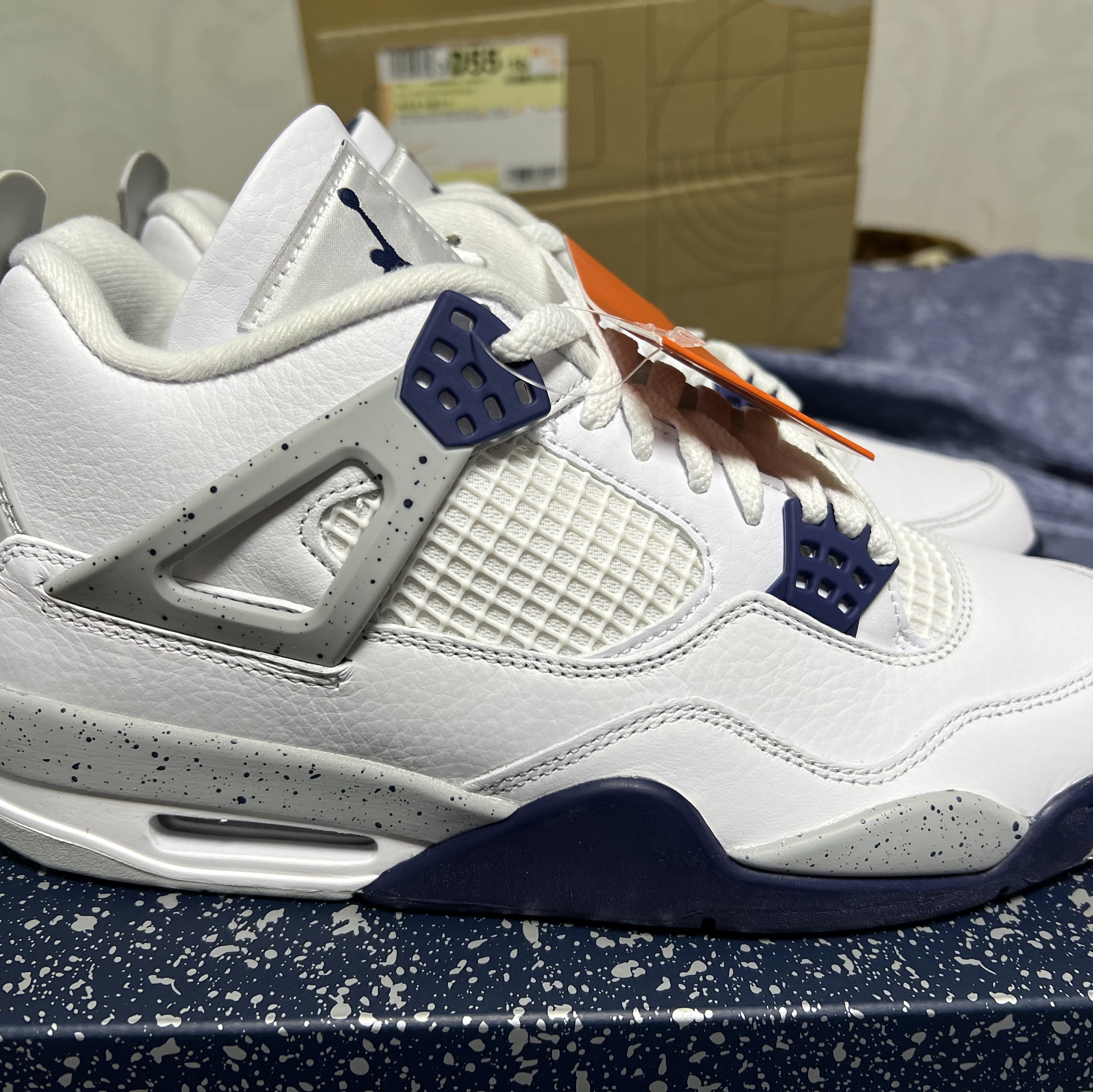 Jordan 4 Retro Midnight Navy 착용 스타일 - 2