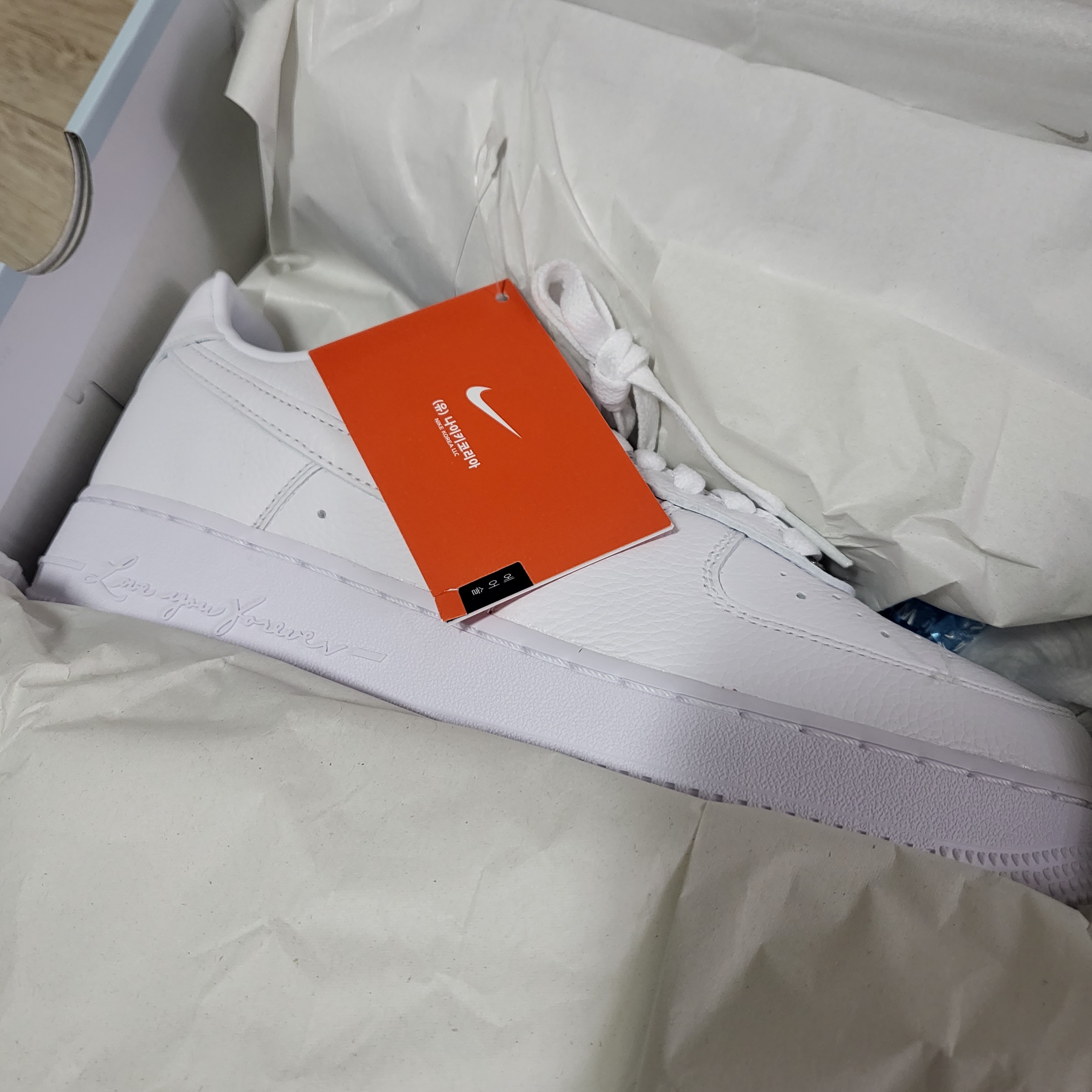 Nike x Drake Nocta Air Force 1 Low SP Certified Lover Boy White 착용 스타일 - 1