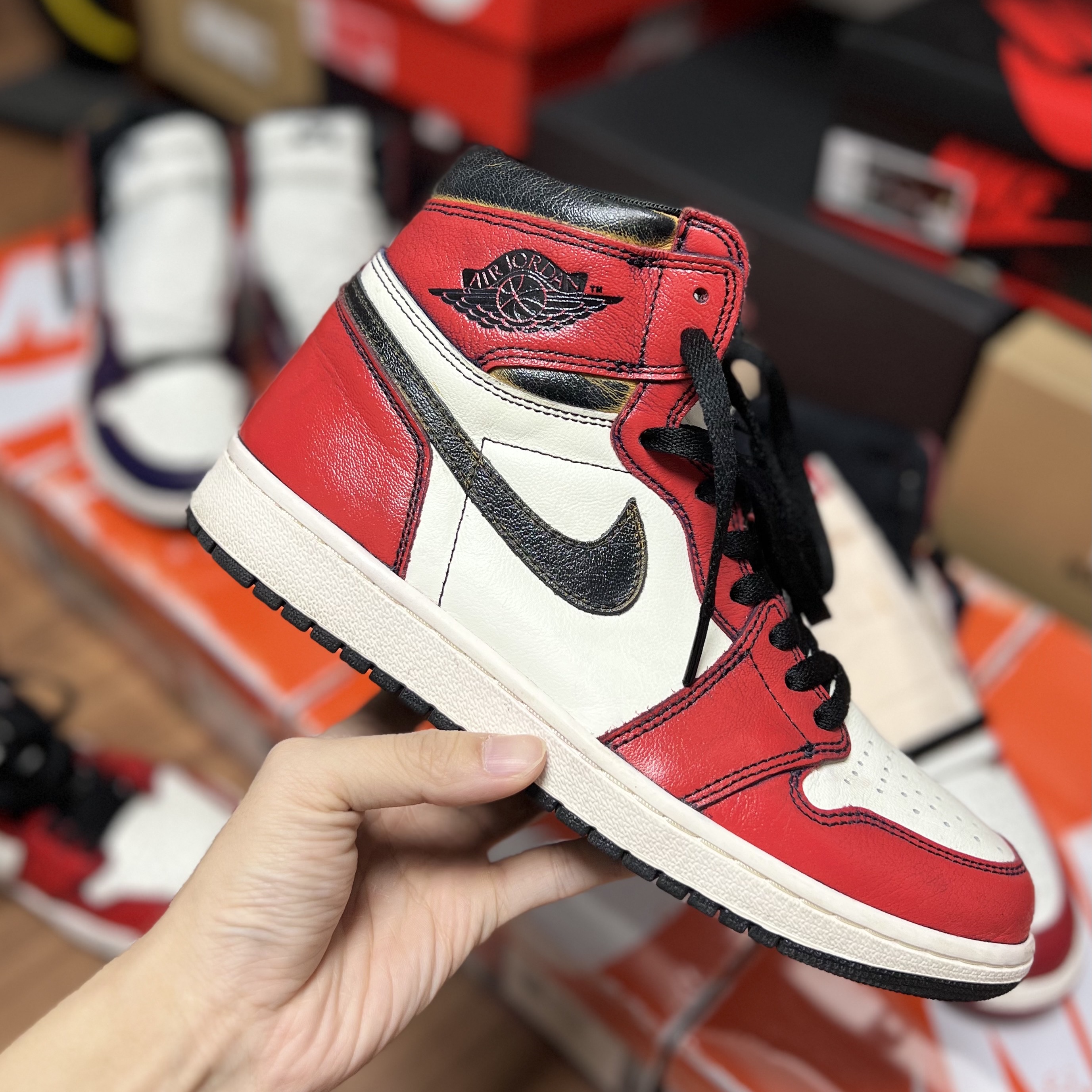 Jordan 1 Retro High OG Defiant SB LA to Chicago, Jordan 1 Retro High OG Chicago 2022 착용 스타일 - 3