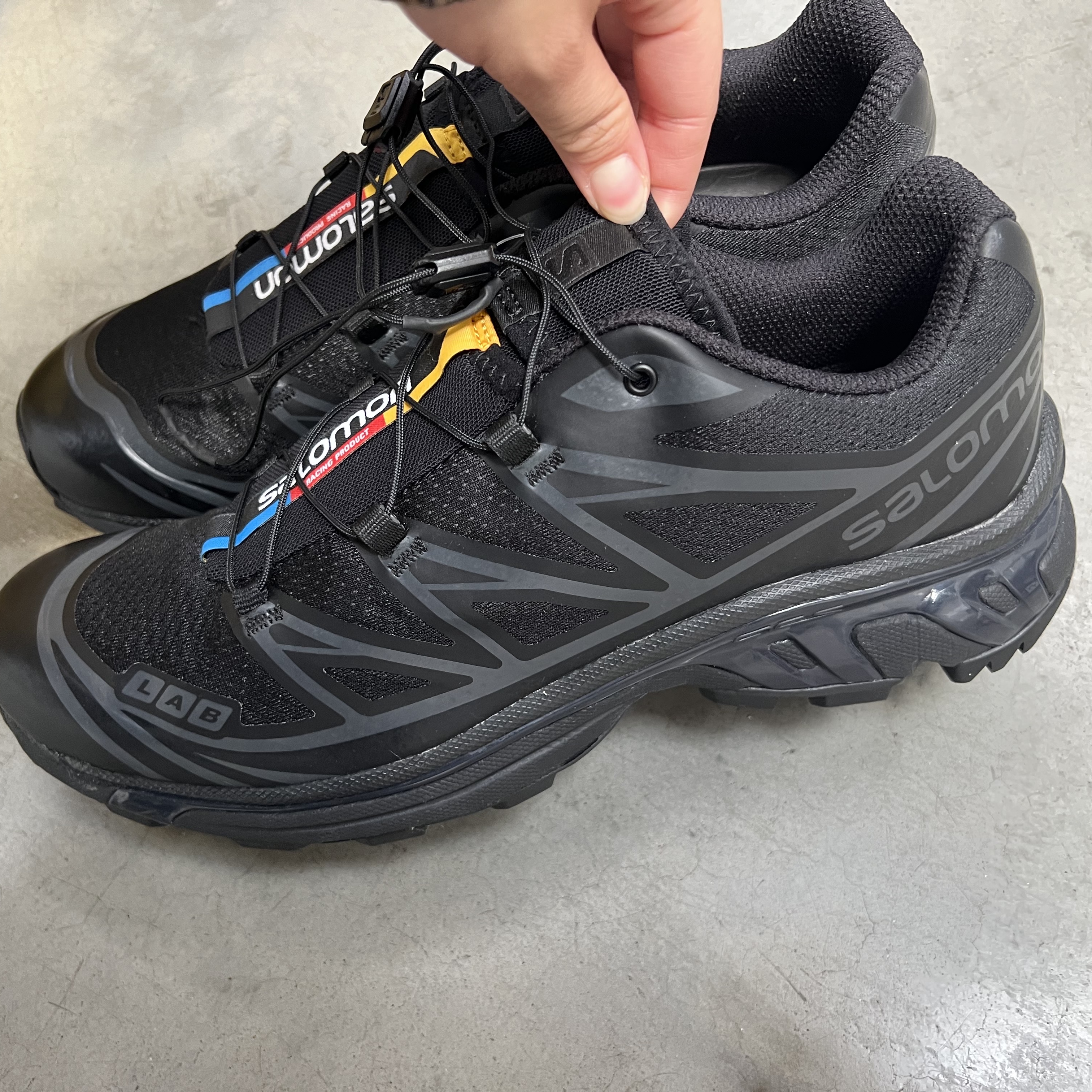 Salomon XT-6 ADV Black 착용 스타일