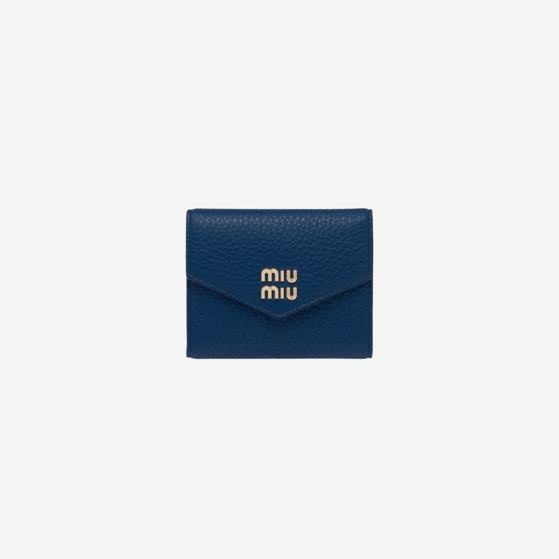 Miu Miu Small Leather Wallet Bluette 상세 이미지 1