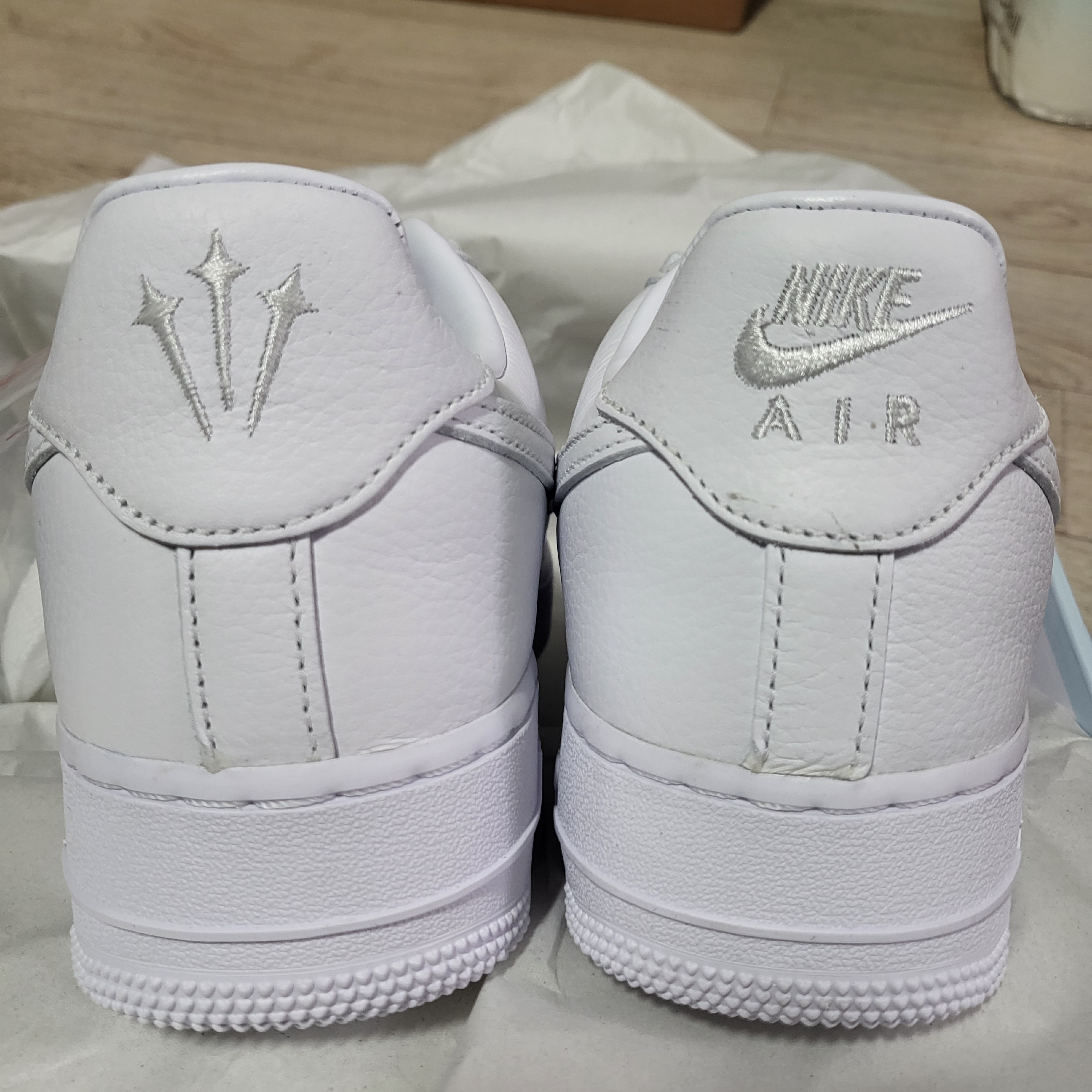 Nike x Drake Nocta Air Force 1 Low SP Certified Lover Boy White 착용 스타일 - 5