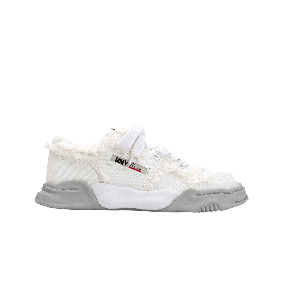 메종 미하라 야스히로 파커 OG 솔 OH 캔버스 로우탑 스니커즈 화이트(Maison Mihara Yasuhiro Parker OG Sole OH Canvas Low-top Sneakers White) - 1