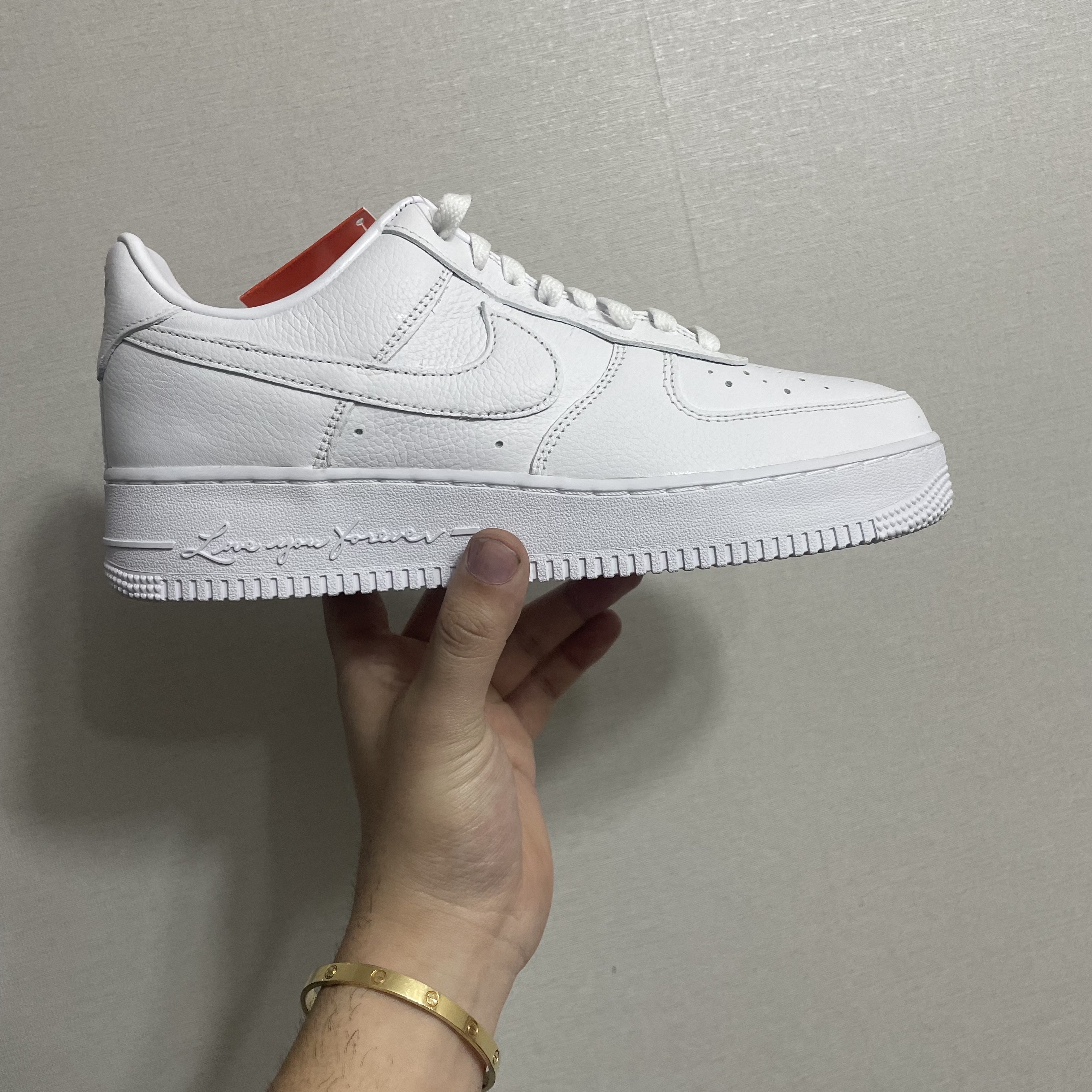 Nike x Drake Nocta Air Force 1 Low SP Certified Lover Boy White 착용 스타일 - 1