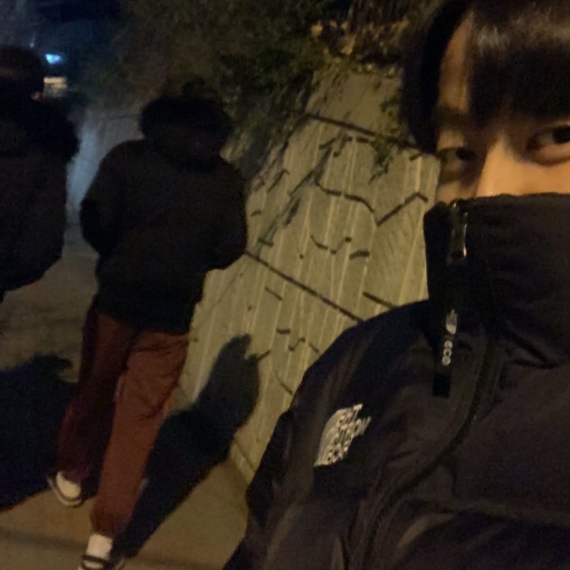 The North Face 1996 Eco Nuptse Jacket Black 착용 스타일