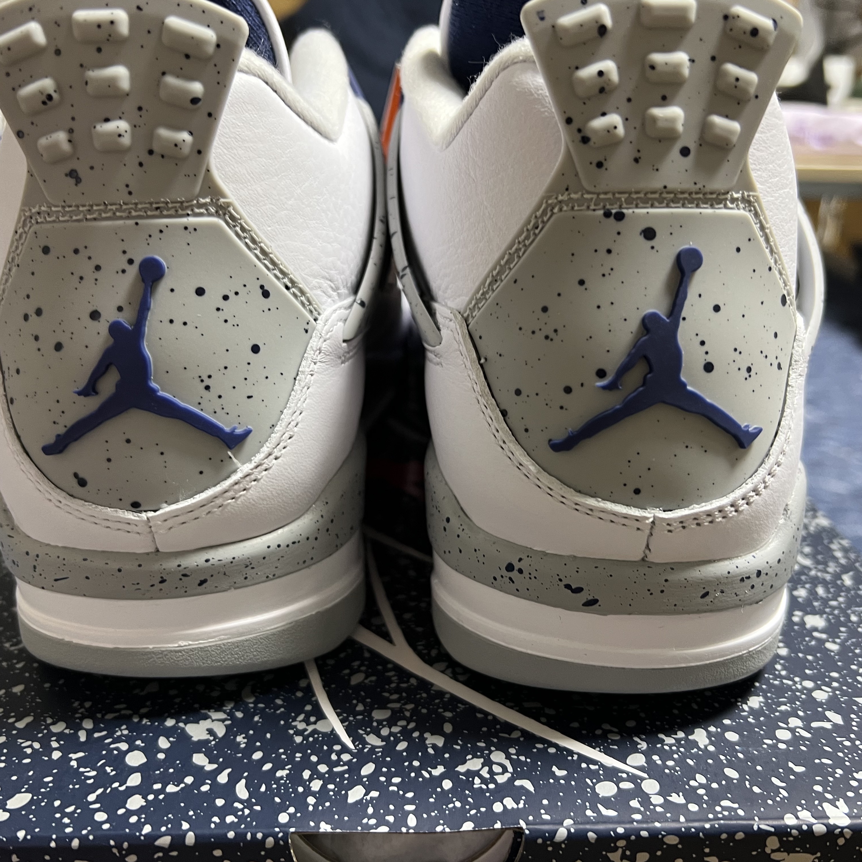 Jordan 4 Retro Midnight Navy 착용 스타일 - 3