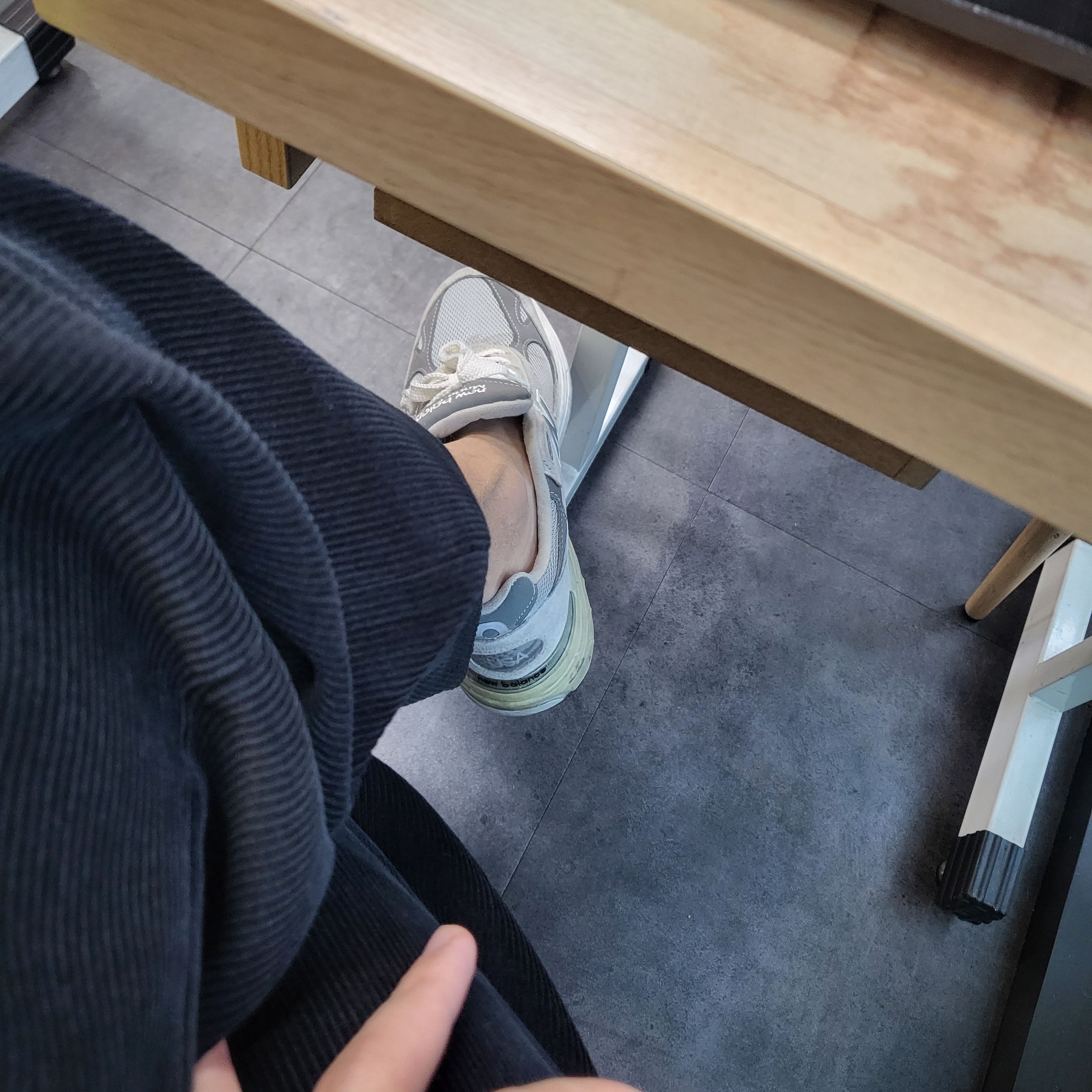 New Balance 993 Made in USA Grey - D Standard 착용 스타일