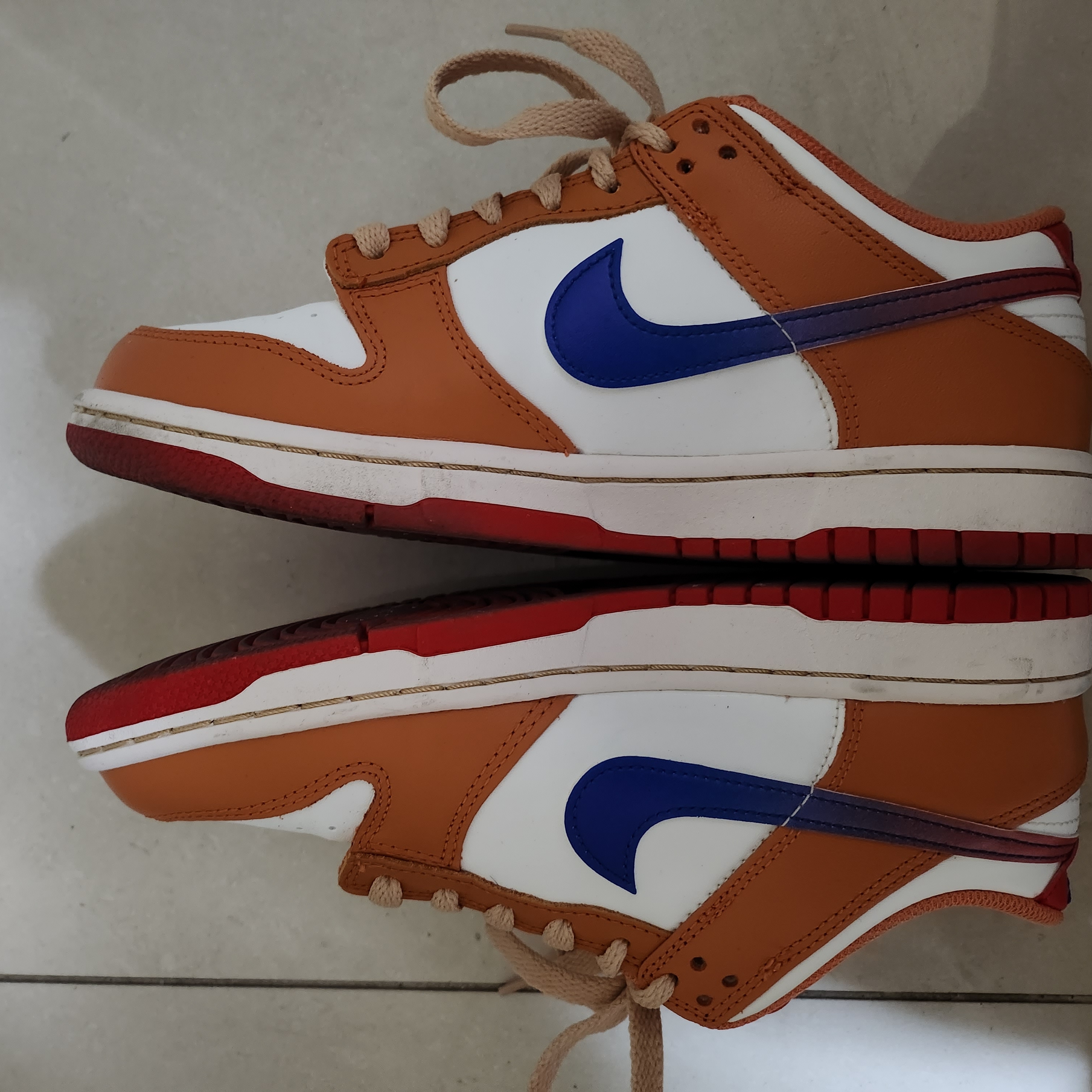 (GS) Nike Dunk Low Hot Curry and Game Royal 착용 스타일 - 2