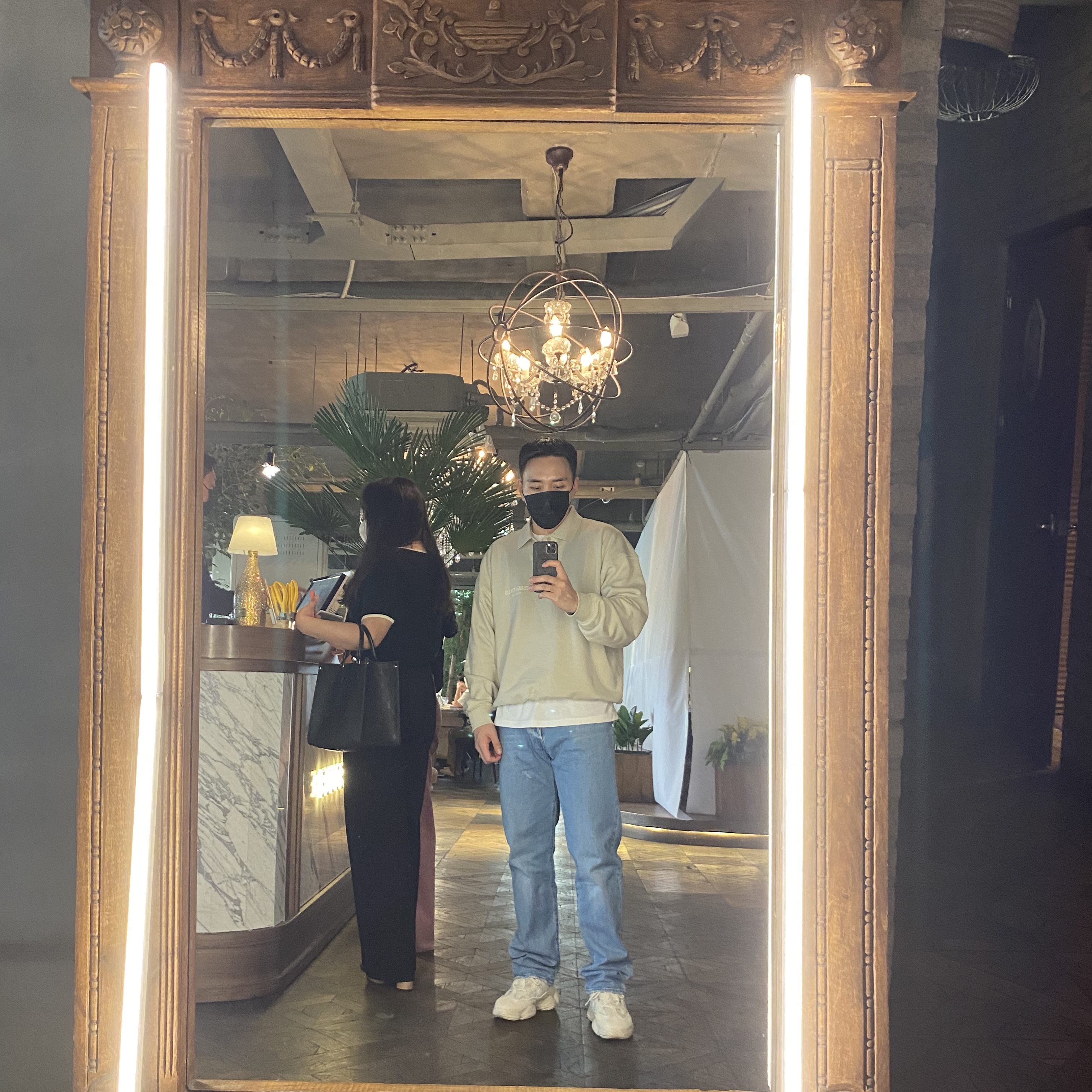 Essentials Long Sleeve Polo Seafoam - 22SS, Adidas Yeezy 500 Blush 2022 착용 스타일