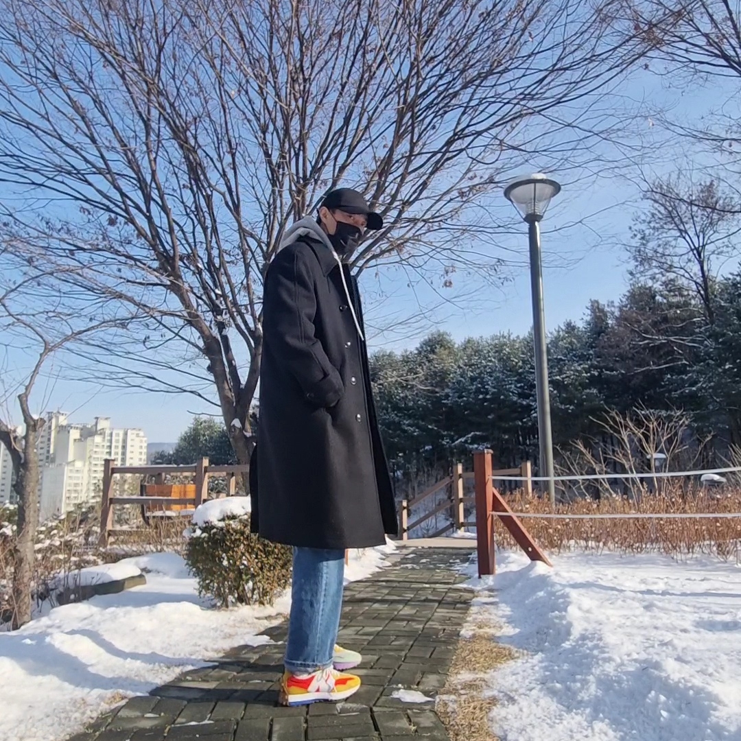 (W) New Balance 327 Neo Flame 착용 스타일 - 1