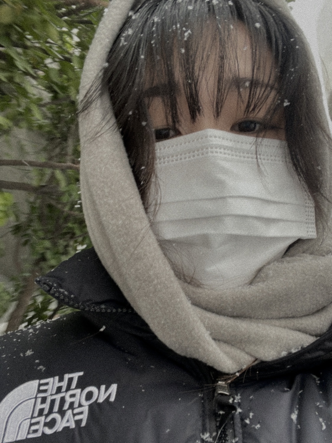 The North Face 1996 Eco Nuptse Jacket Black 착용 스타일