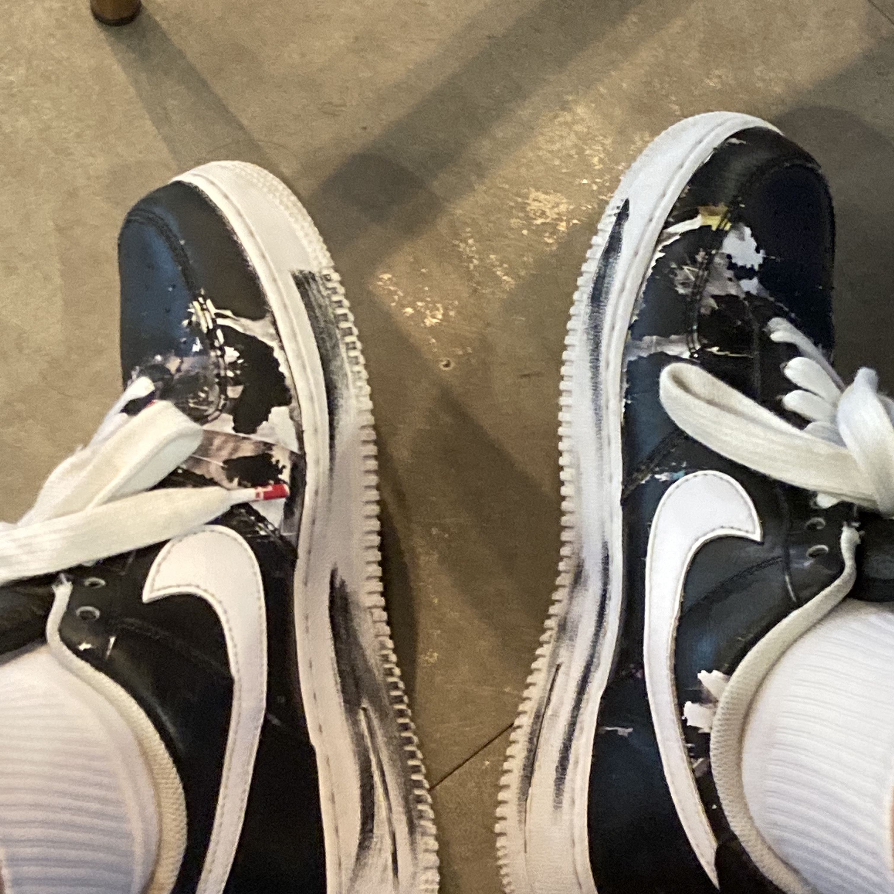 Nike x Peaceminusone Air Force 1 Low Para-Noise 착용 스타일