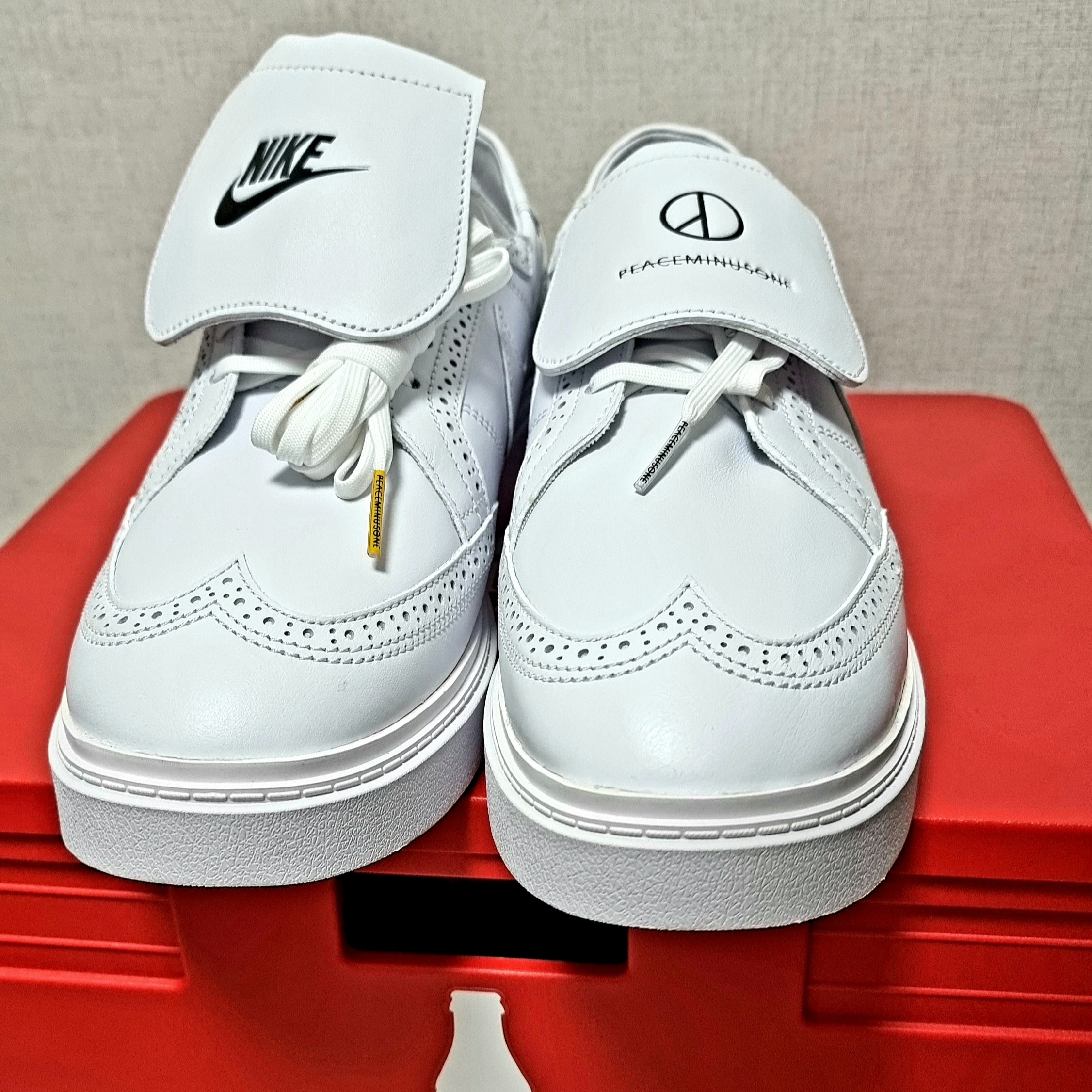 Nike x Peaceminusone Kwondo1 White 착용 스타일