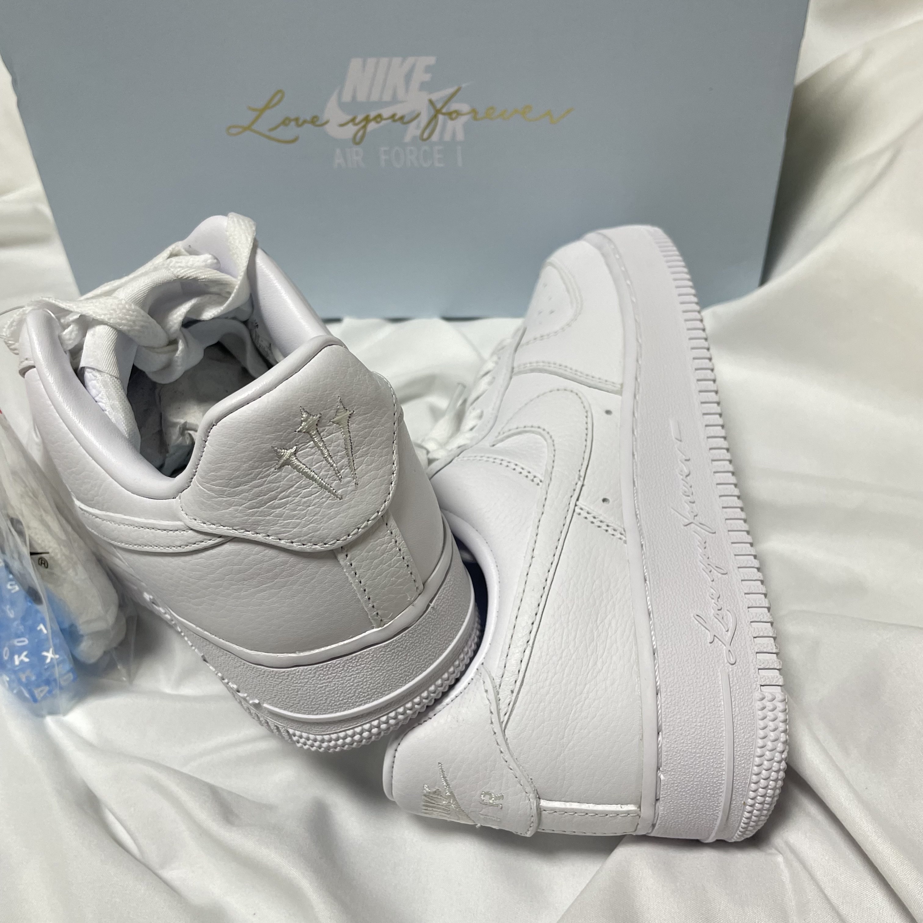 Nike x Drake Nocta Air Force 1 Low SP Certified Lover Boy White 착용 스타일 - 2