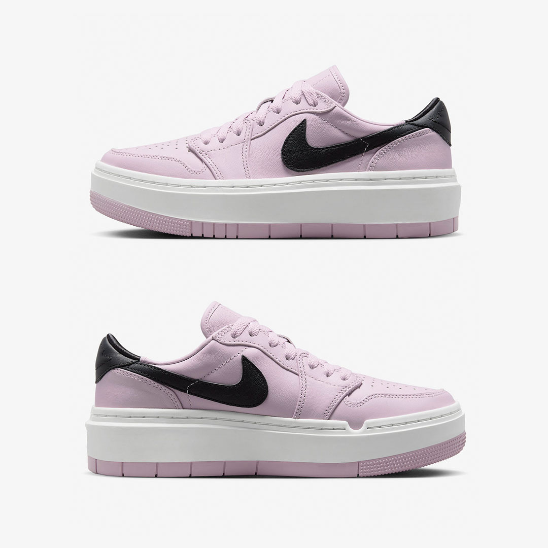(W) Jordan 1 Elevate Low Iced Lilac Sail 착용 스타일 - 3