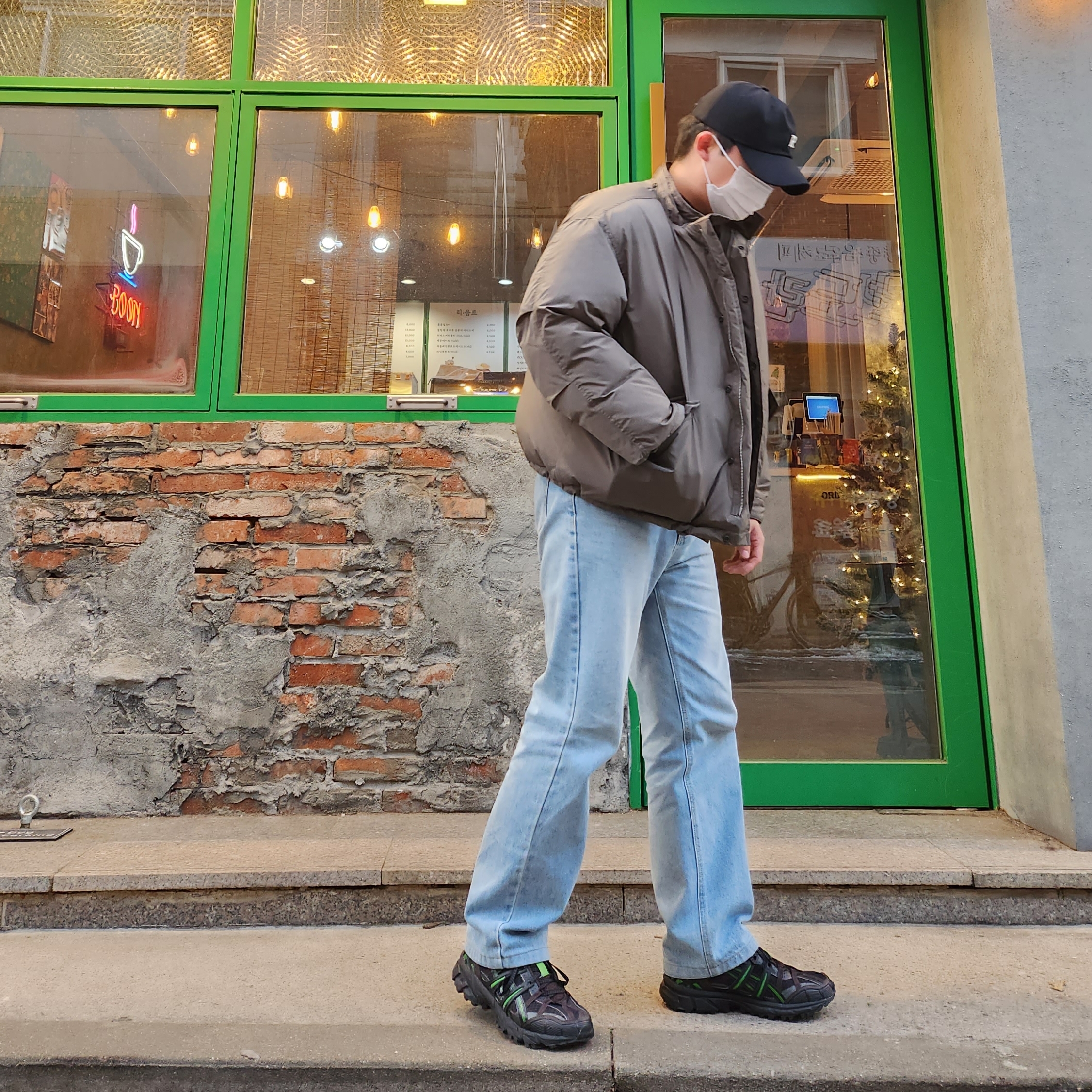 Asics x Andersson Bell Gel-Sonoma 15-50 Black Green 착용 스타일