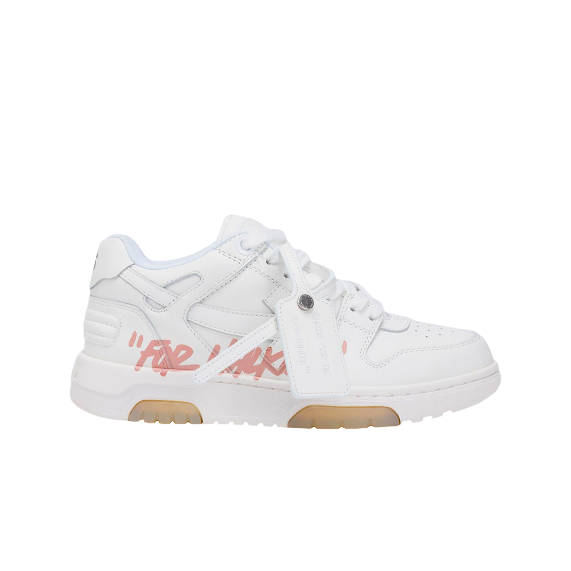 (W) 오프화이트 아웃 오브 오피스 포 워킹 스니커즈 화이트 브라운((W) Off-White Out of Office For Walking Sneakers White Brown) - 1