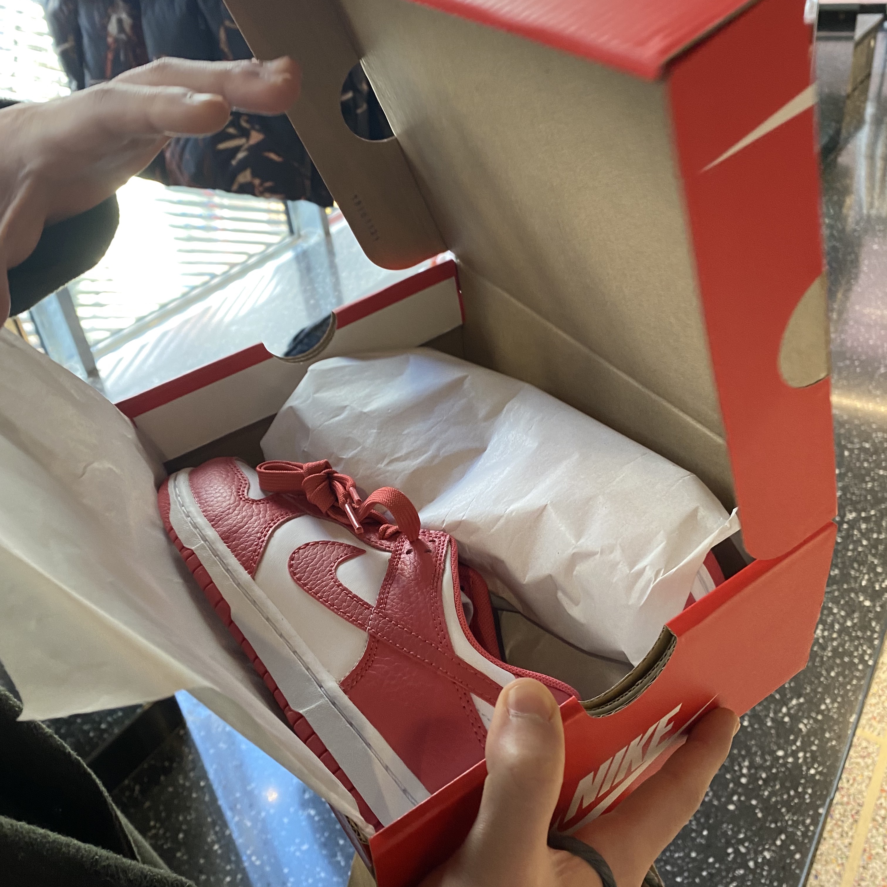 (PS) Nike Dunk Low Archeo Pink 착용 스타일