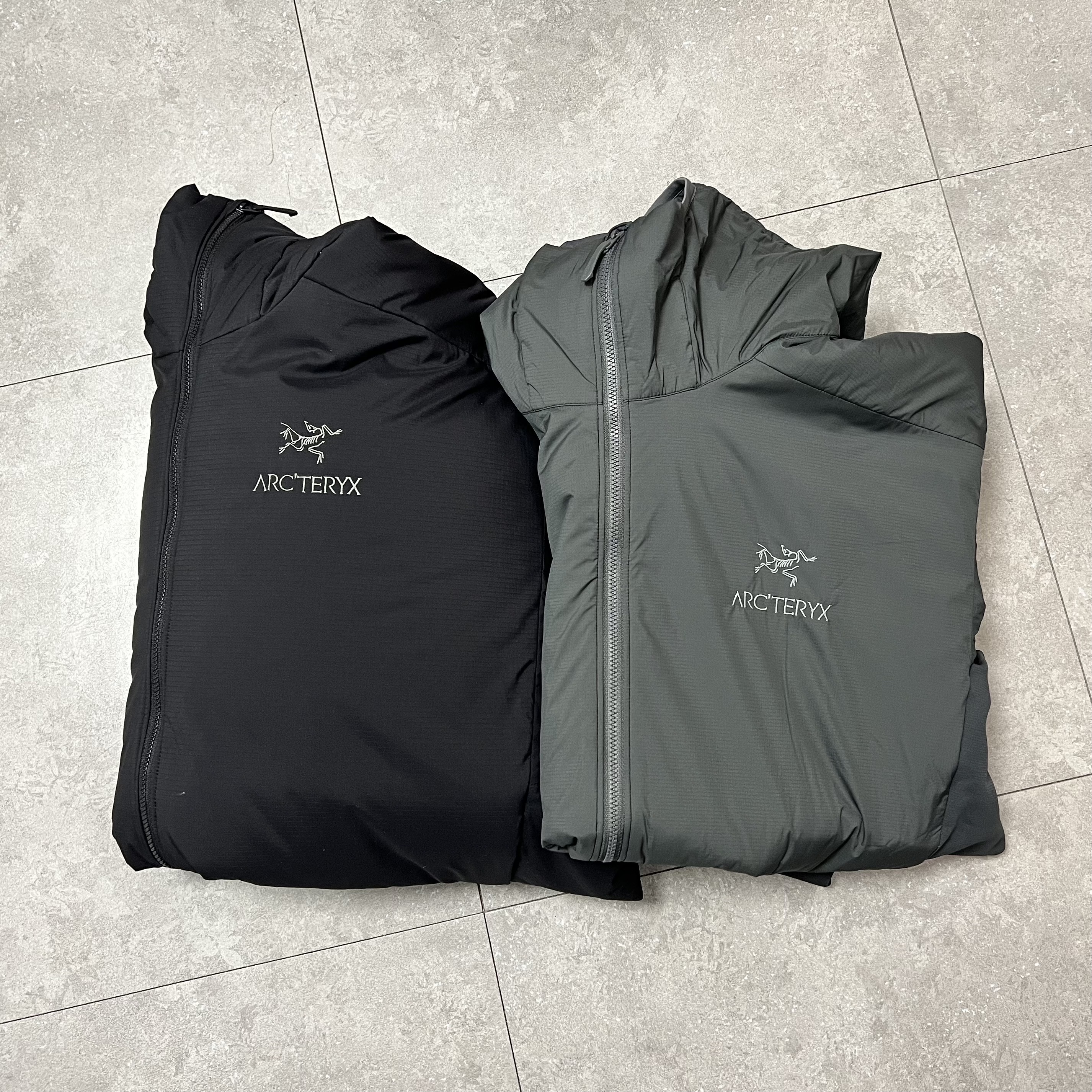 Arc'teryx Atom AR Hoody Black, Arc'teryx Atom LT Hoody Glitch 착용 스타일
