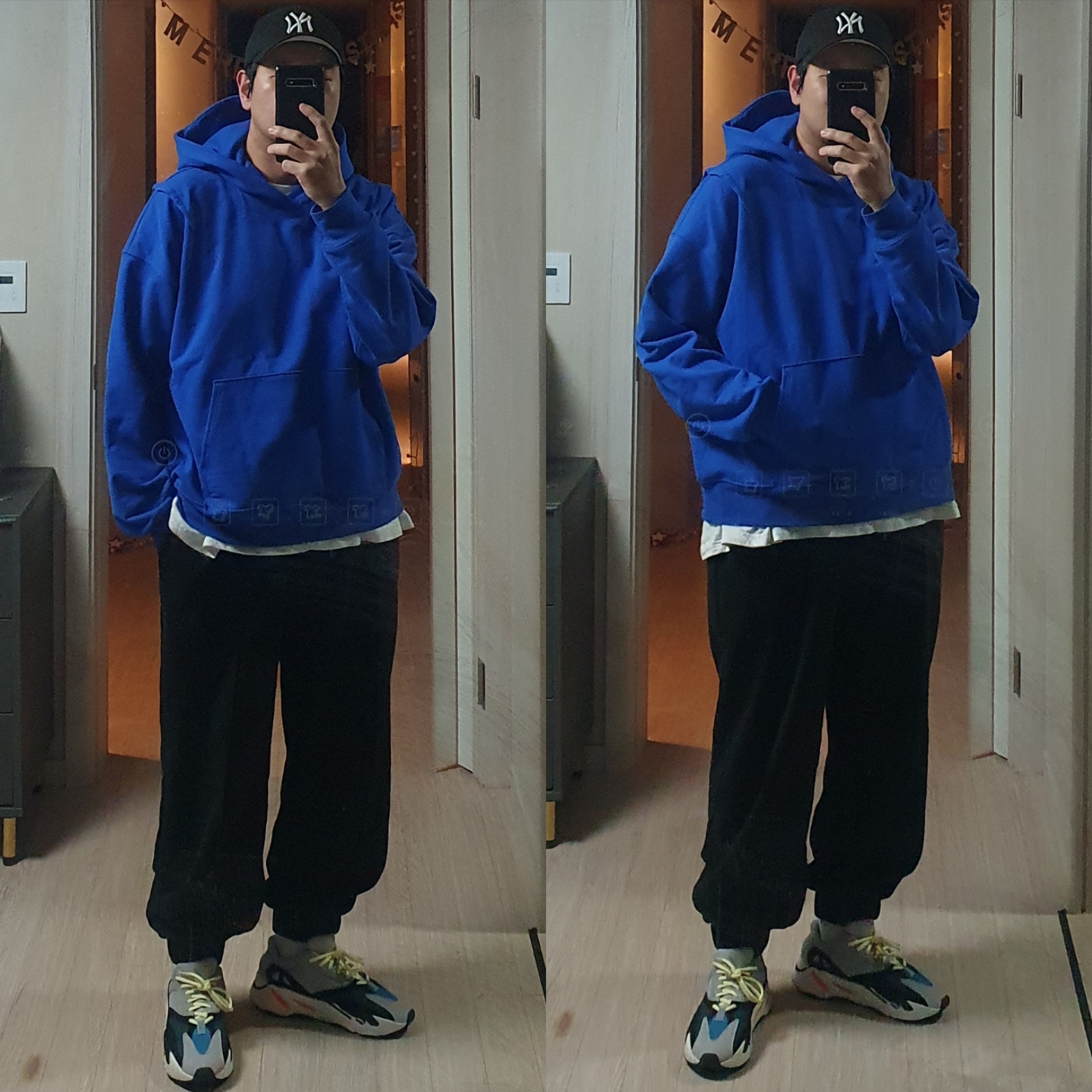 Adidas Yeezy Boost 700 Wave Runner Solid Grey 2021/2022, Adidas Yeezy Boost 700 Wave Runner Solid Grey 2017/2019 착용 스타일 - 1