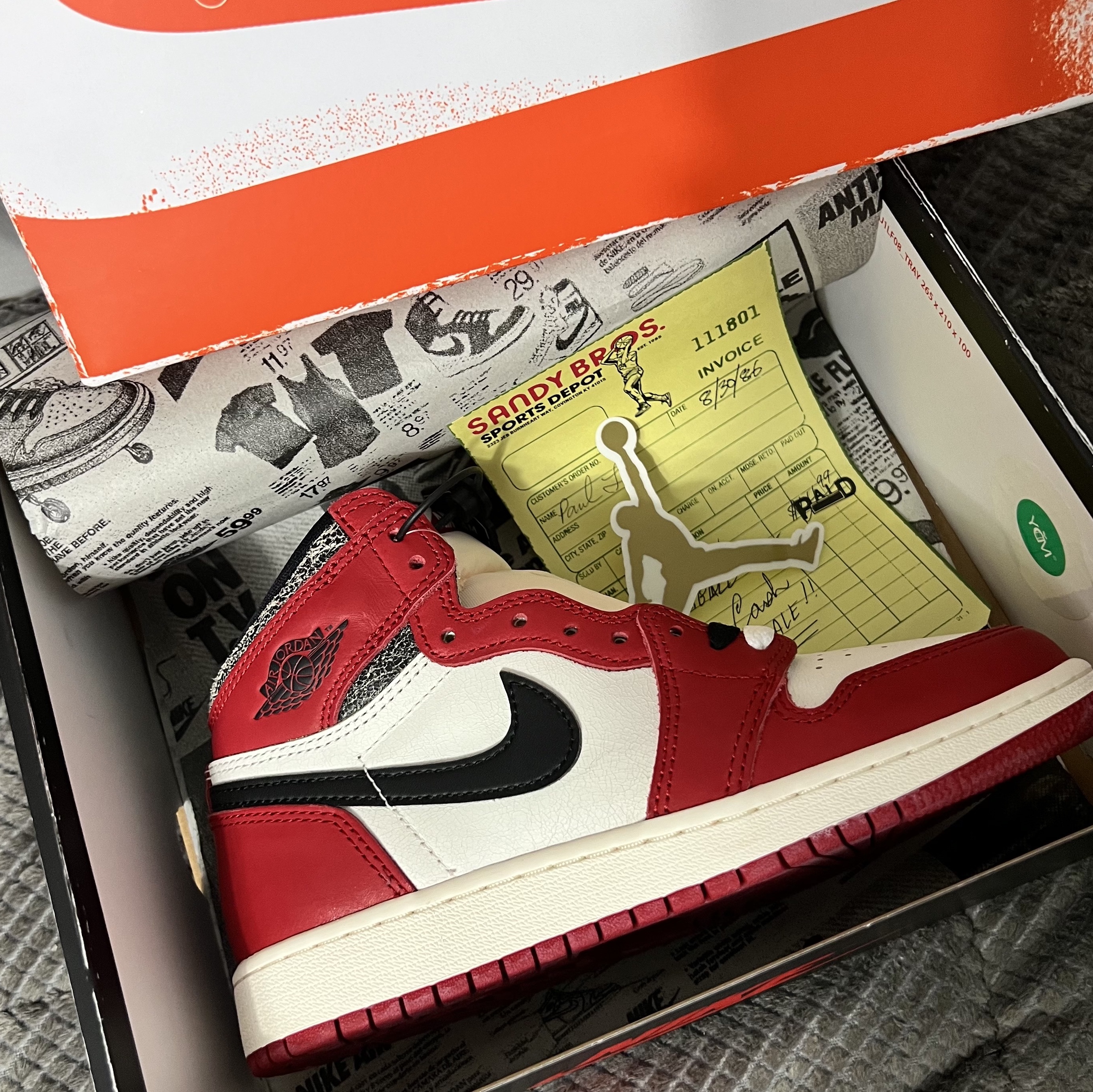 (GS) Jordan 1 Retro High OG Chicago 2022 착용 스타일 - 3