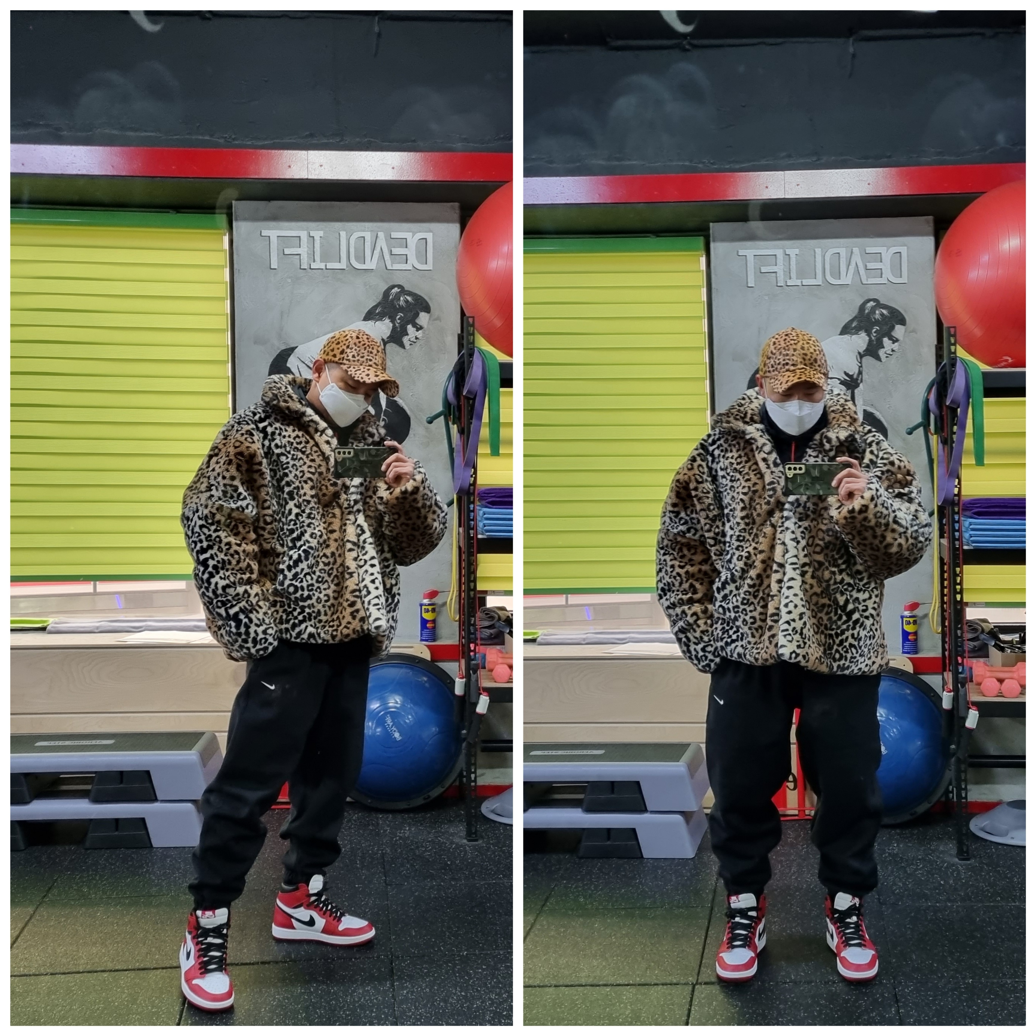 Nike NRG Solo Swoosh Fleece Pants Black White - Asia 착용 스타일 - 2