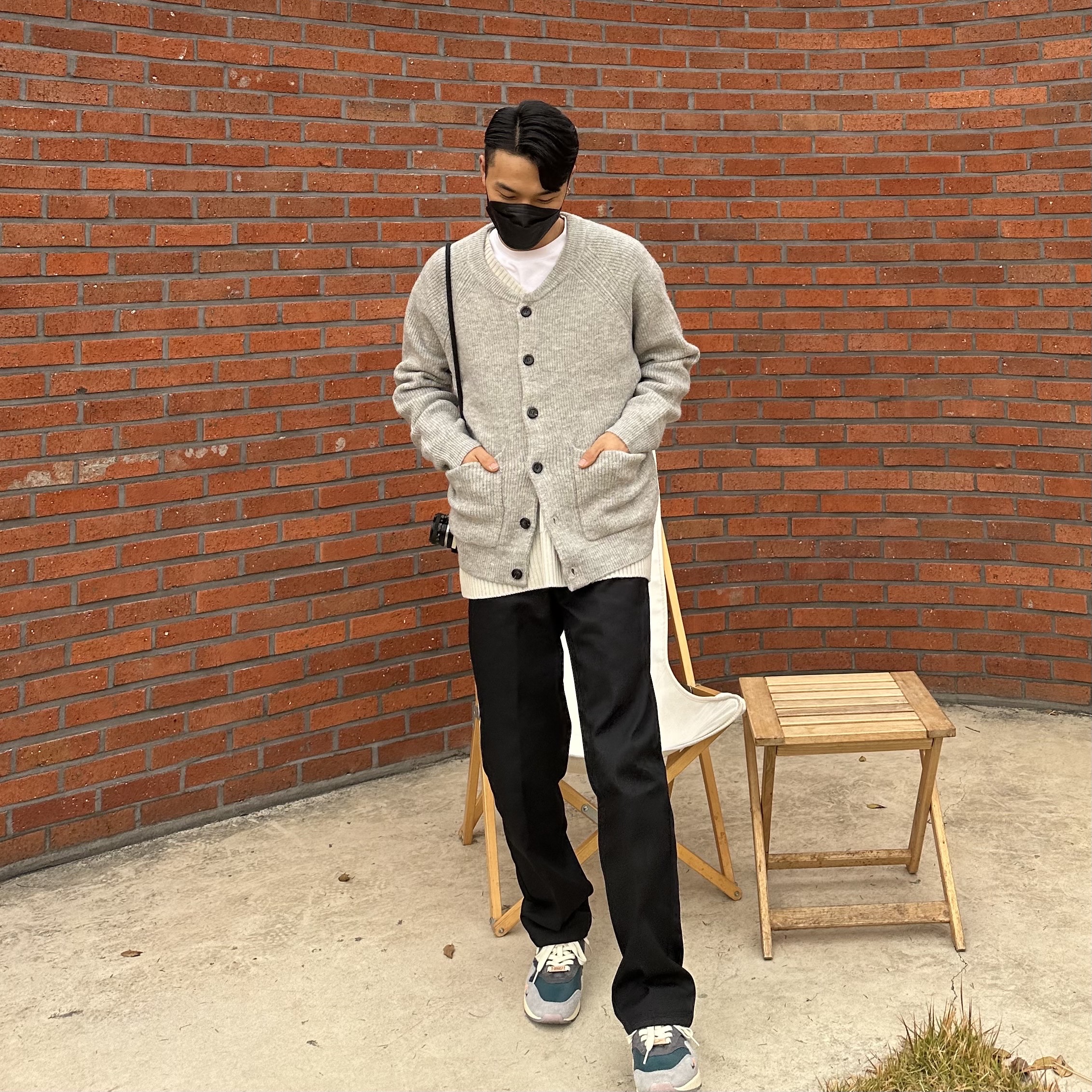 Nike x Kasina Air Max 1 SP Won-Ang Particle Grey 착용 스타일