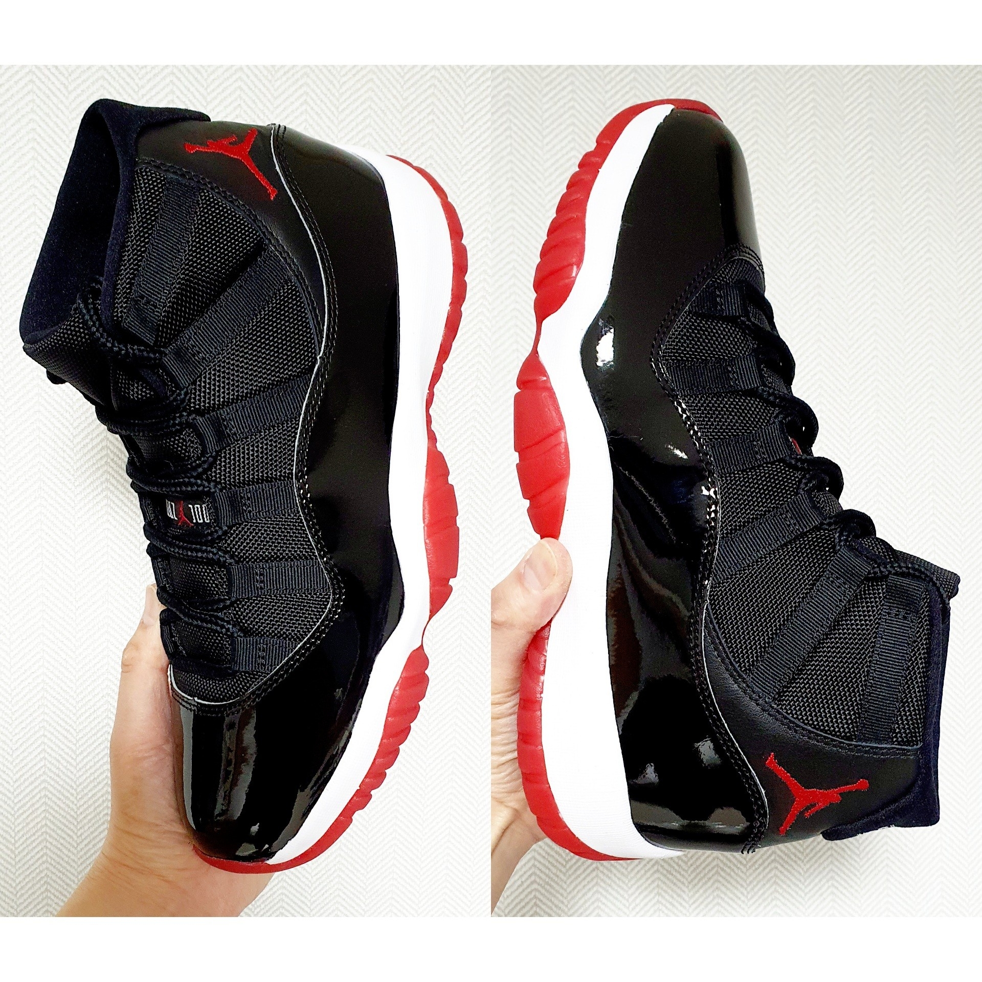 Jordan 11 Retro Bred 2019, Jordan 11 Retro Concord 2018 착용 스타일 - 1