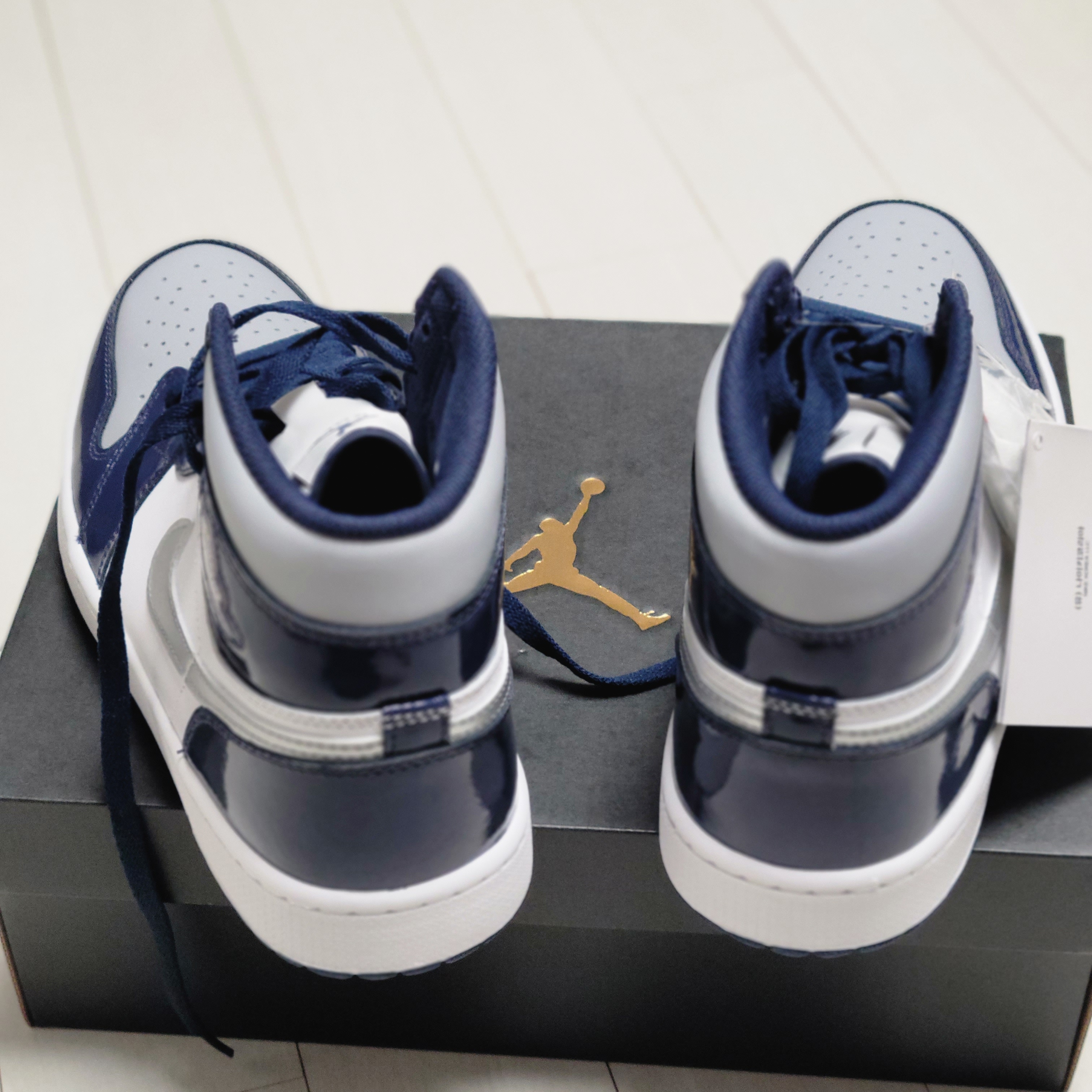 Jordan 1 High Golf Midnight Navy 착용 스타일 - 4