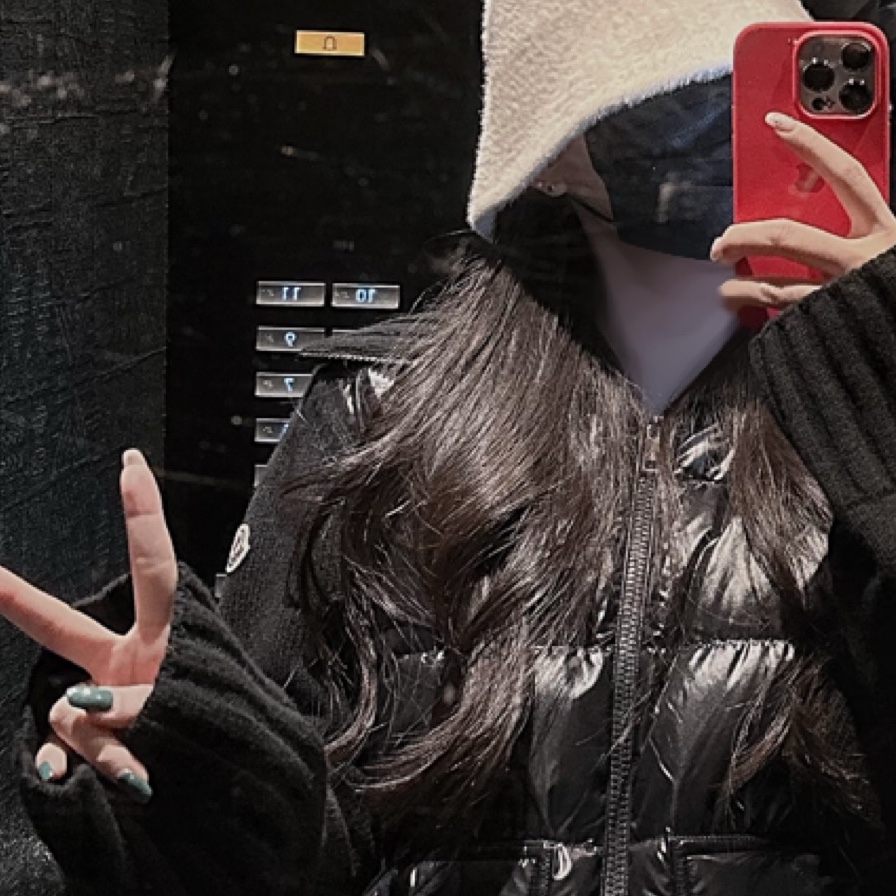 (W) Moncler Padded Wool Cardigan Black - 22FW 착용 스타일