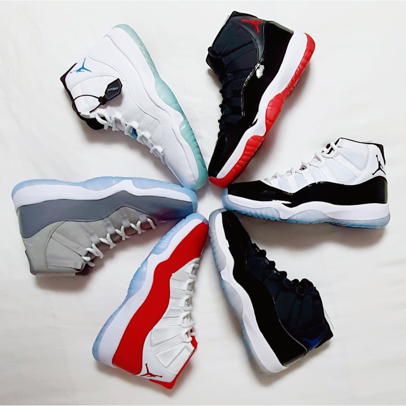 Jordan 11 Retro Bred 2019, Jordan 11 Retro Concord 2018 착용 스타일 - 4