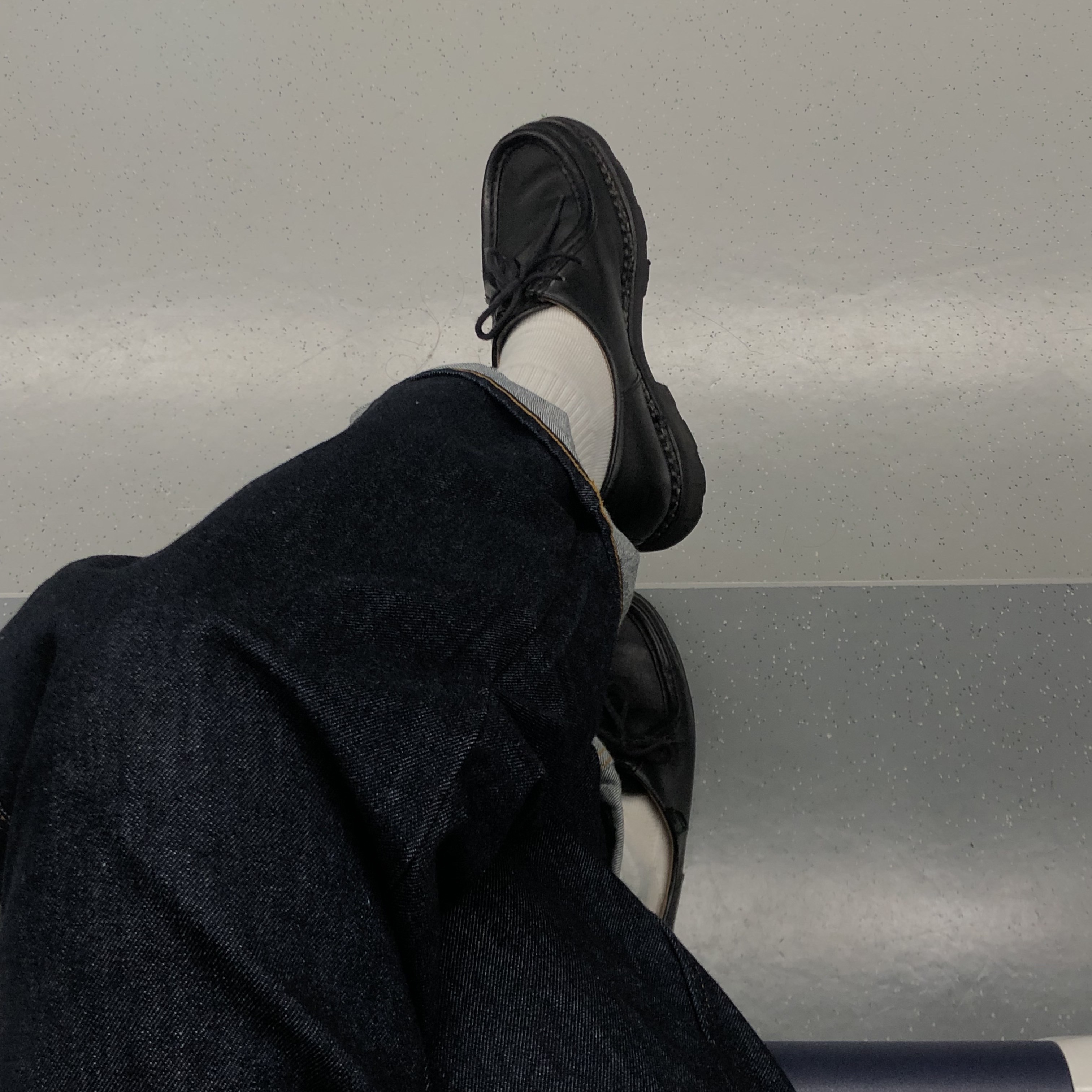 Paraboot Michael Lisse Black 착용 스타일