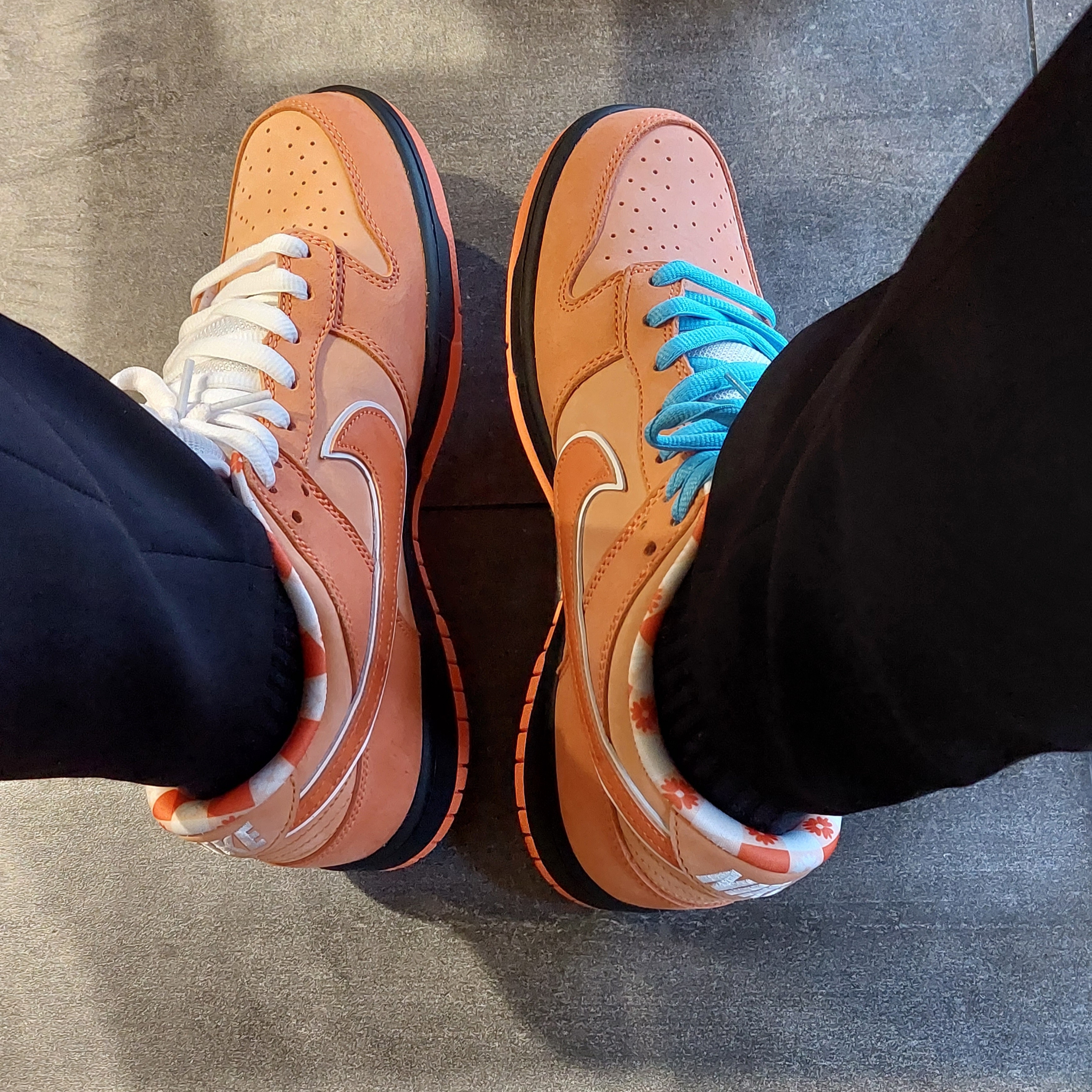 Nike x Concepts SB Dunk Low Orange Lobster (Special Box), Nike x Concepts SB Dunk Low Orange Lobster (Regular Box) 착용 스타일 - 4