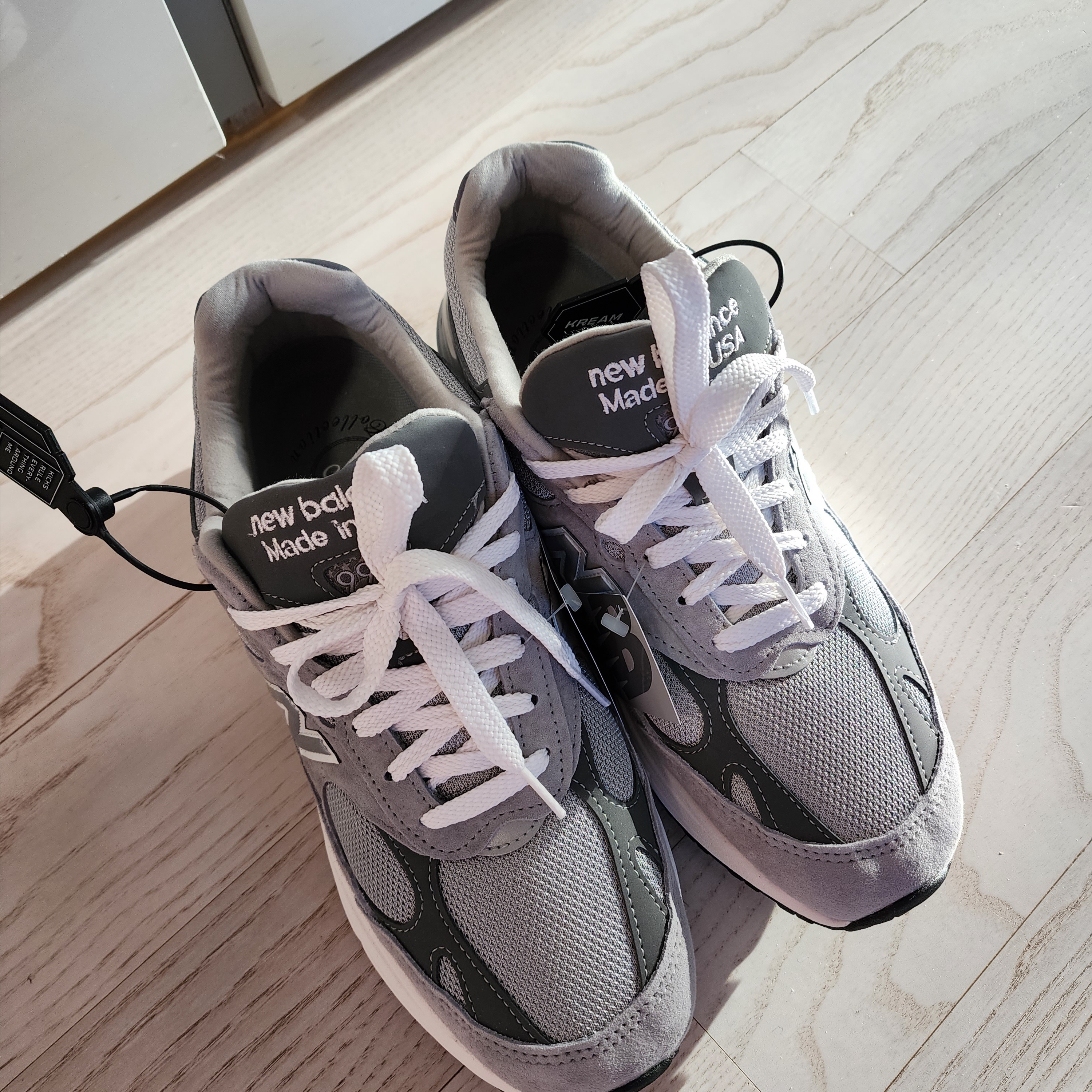 New Balance 993 Made in USA Grey - D Standard 착용 스타일