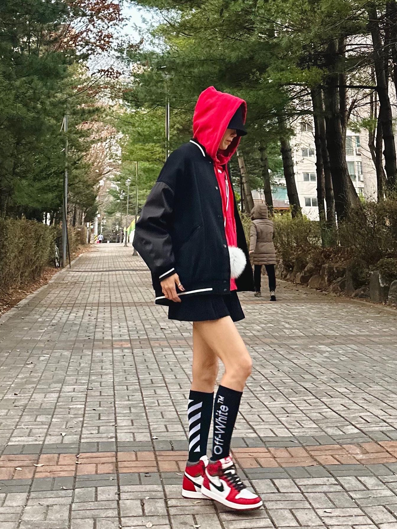Jordan 1 Retro High OG Chicago 2022, (GS) Jordan 1 Retro High OG Chicago 2022 착용 스타일 - 2