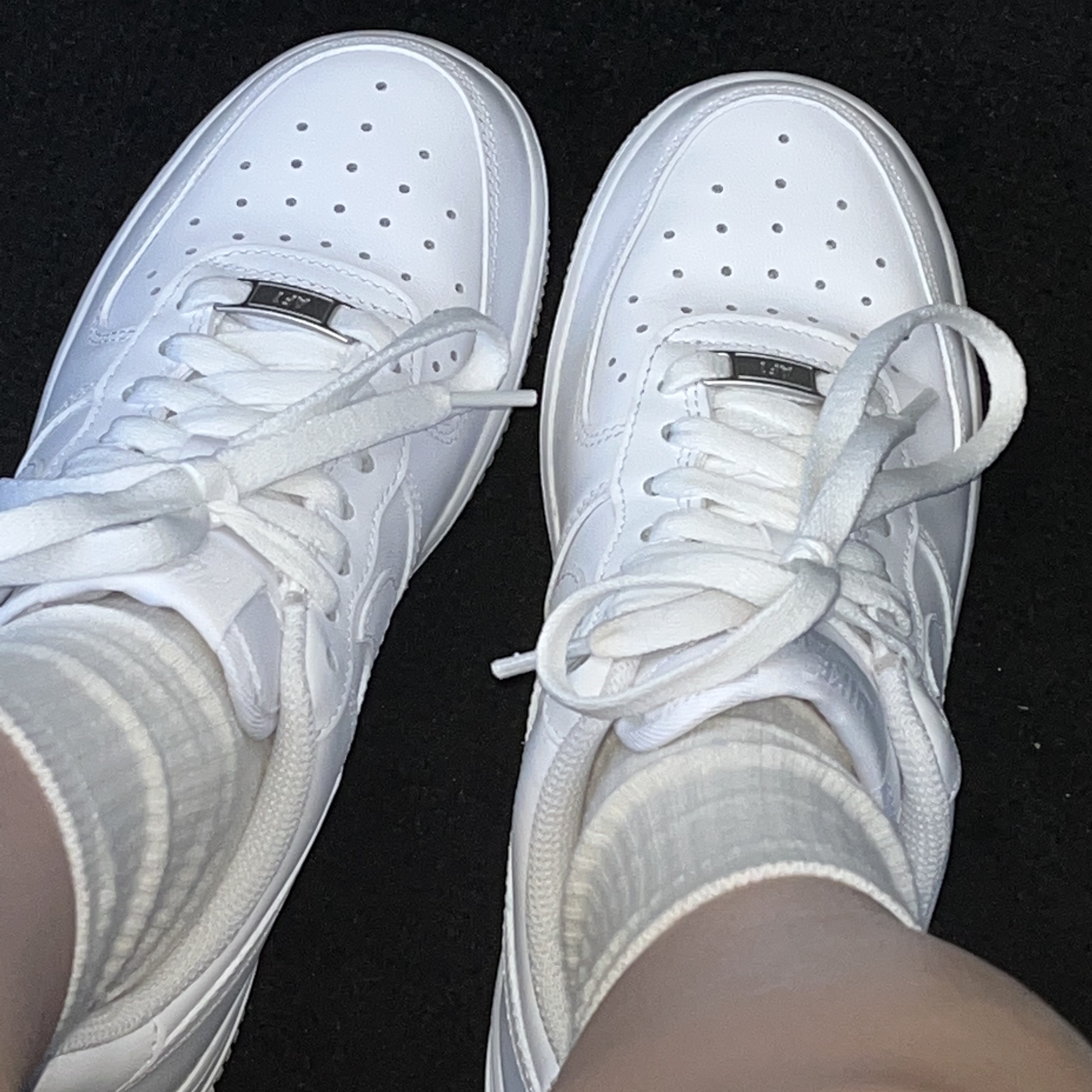 (W) Nike Air Force 1 '07 Low White 착용 스타일 - 5