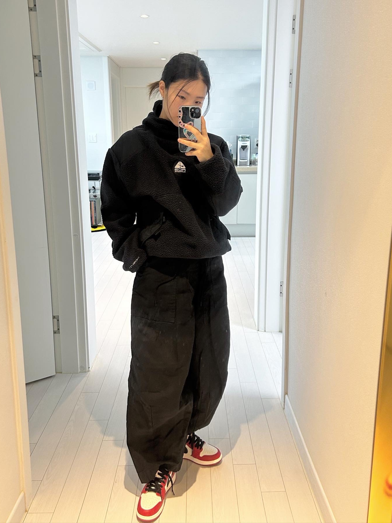 Supreme x Nike ACG Fleece Pullover Black - 22FW, (GS) Jordan 1 Retro High OG Chicago 2022 착용 스타일 - 2